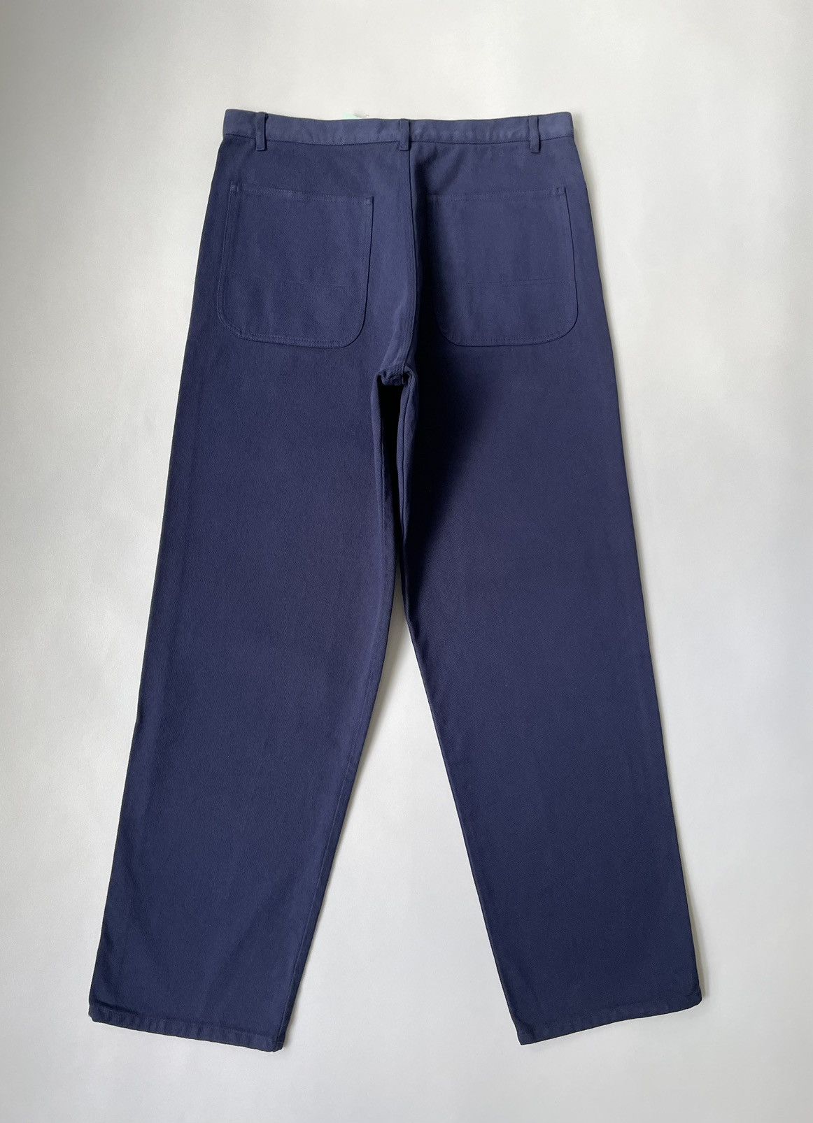Comme des Garcons Wide Leg Blue Cotton Utility Pants Size US 34 / EU 50 - 10 Thumbnail