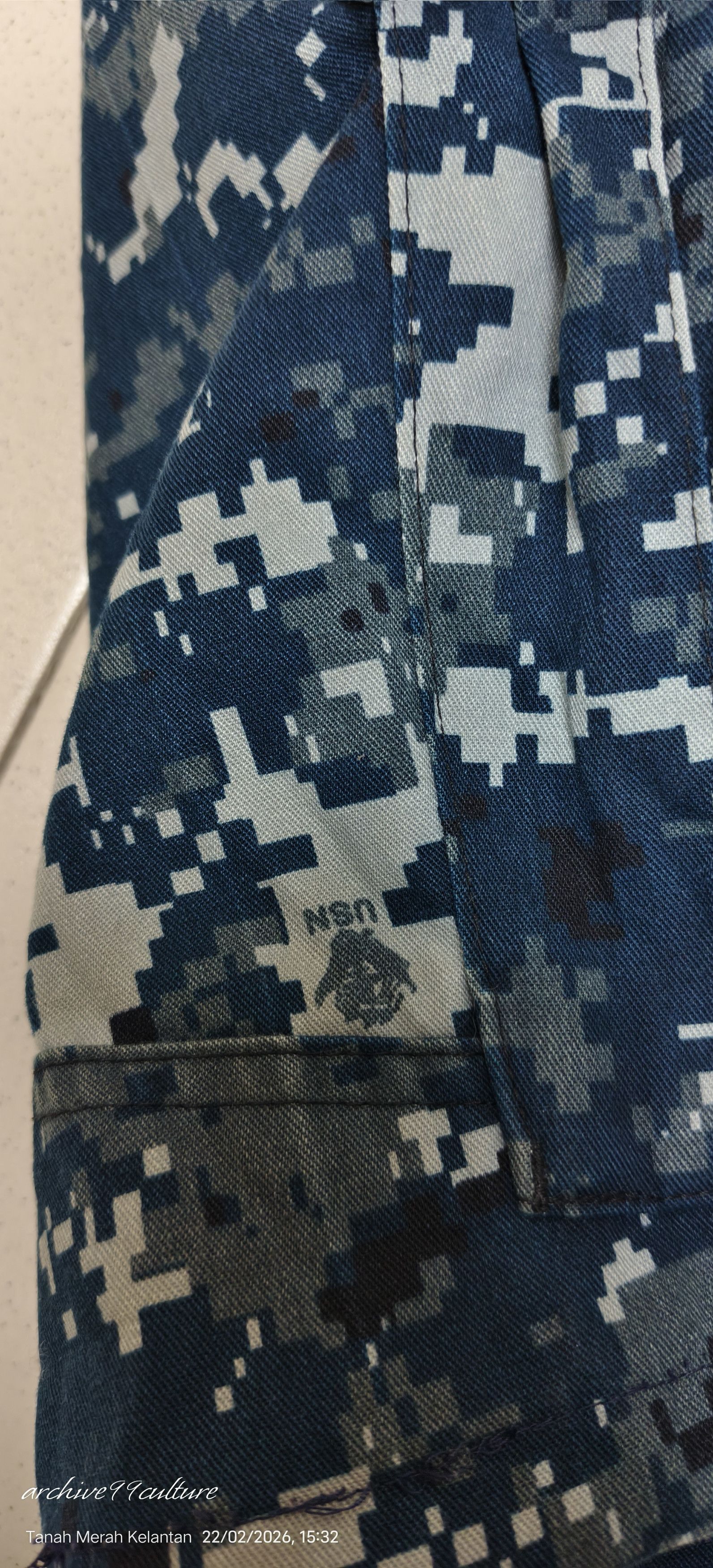 Other US Navy NWU Type I "Blueberries" Digital Camo Custom Shorts Size US 28 / EU 44 - 10 Thumbnail