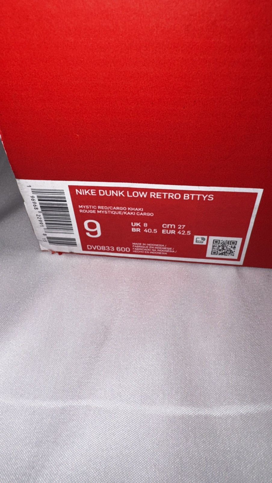 Nike Nike Dunk Low ‘Mystic Red' Size US 9 / EU 42 - 6 Thumbnail