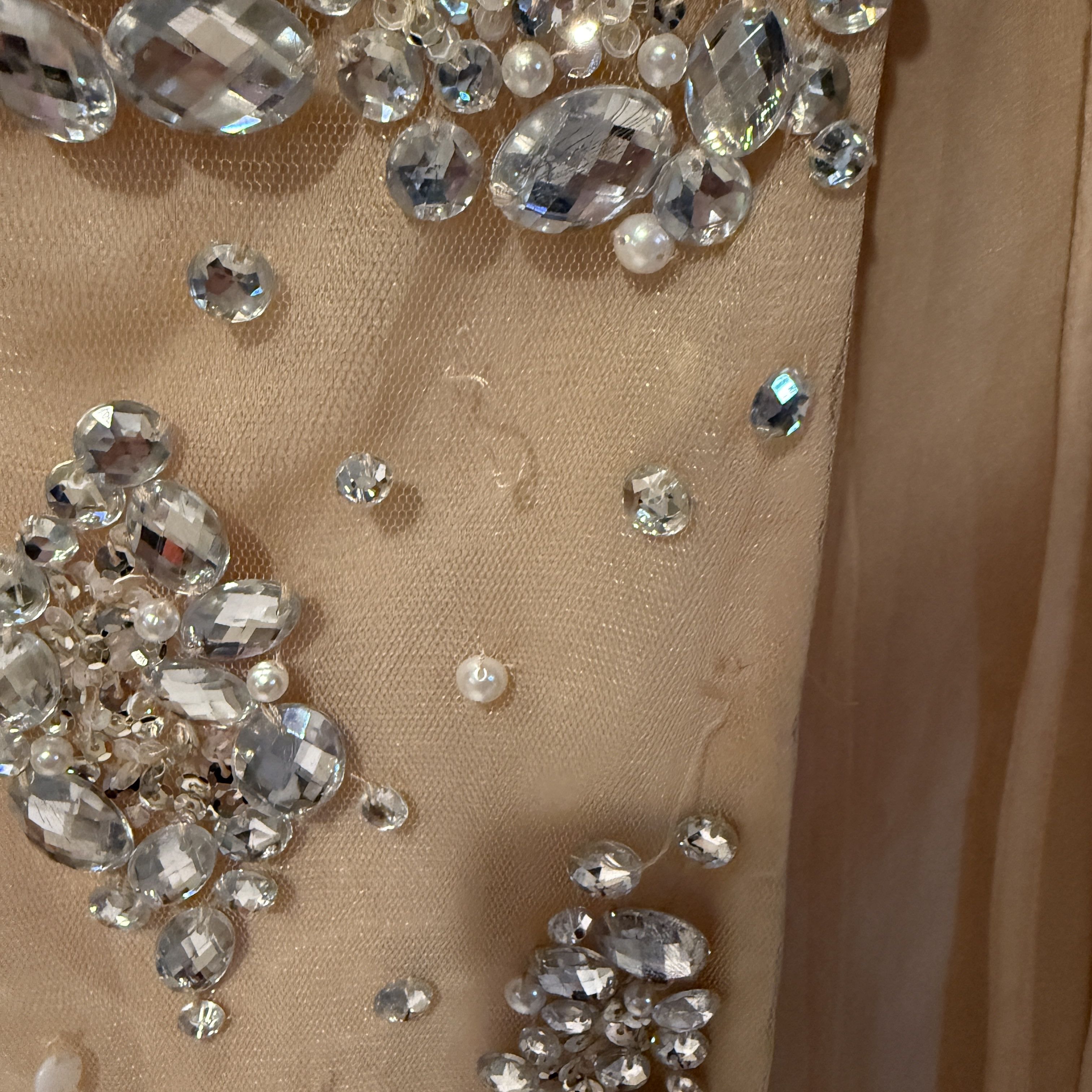 Other Jovani 4247 Crystal Jewel Diamond Size XS / US 0-2 / IT 36-38 - 8 Thumbnail