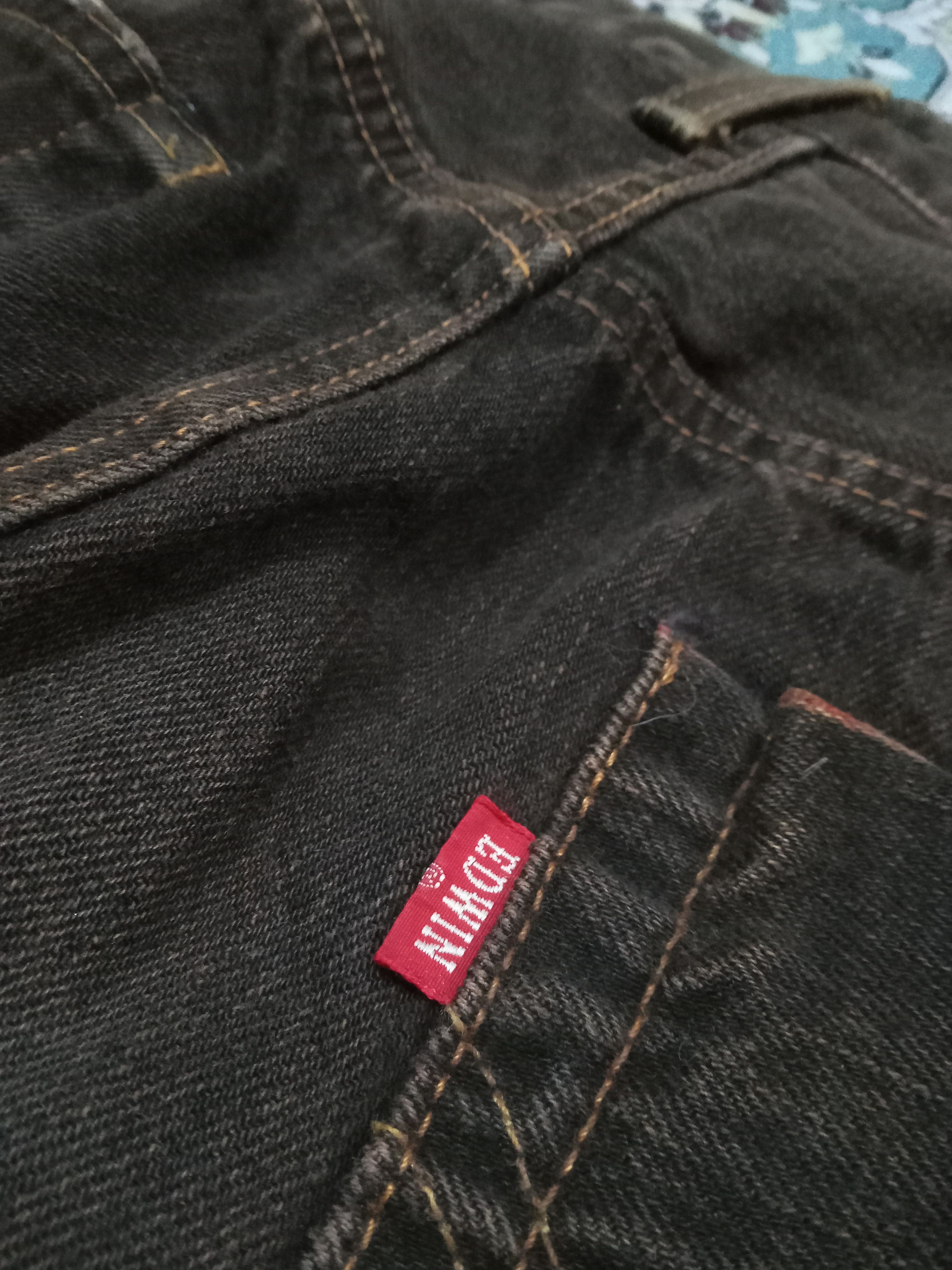 Edwin Vintage Edwin 505s Redline Selvedge Rusty Color Rare Jeans 