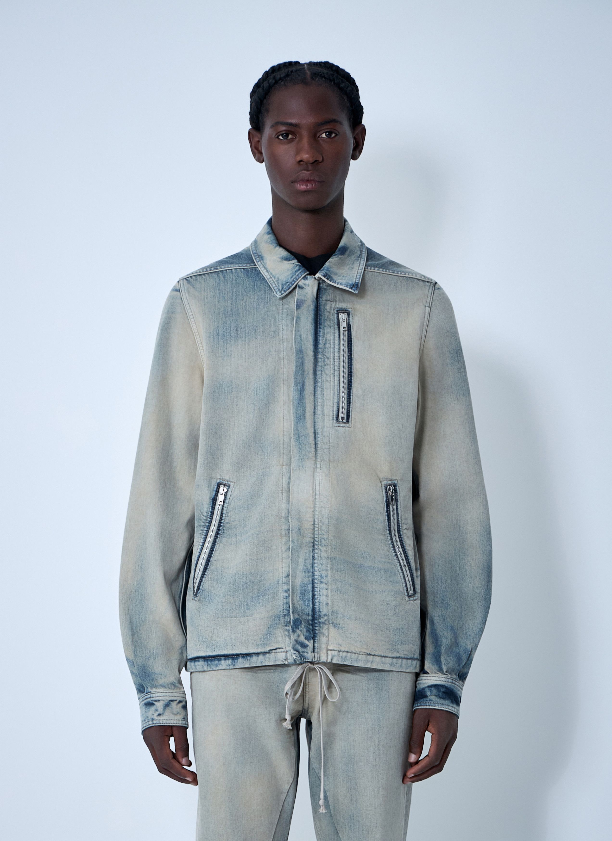 Rick Owens Drkshdw Denim Jacket Size US L / EU 52-54 / 3 - 1 Thumbnail
