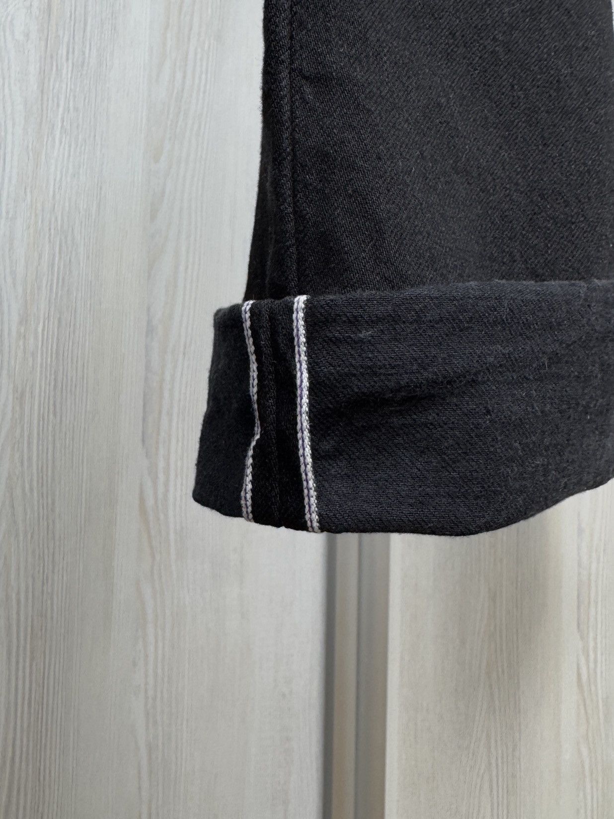 Edwin Edwin made in Japan slim tapered black selvedge denim jeans Size US 32 / EU 48 - 5 Thumbnail