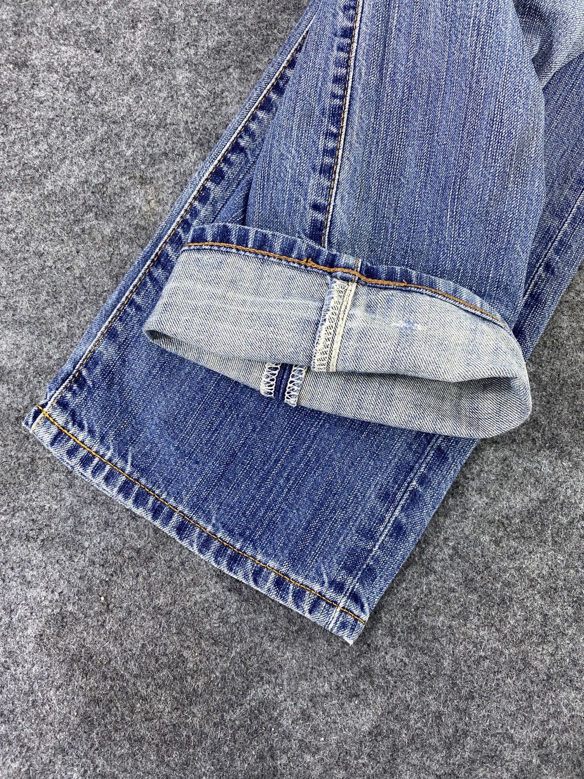 Edwin × Jean × Vintage Classic Noueau by Edwin Distress Blue Wash Denim - J975 Size US 34 / EU 50 - 9 Thumbnail