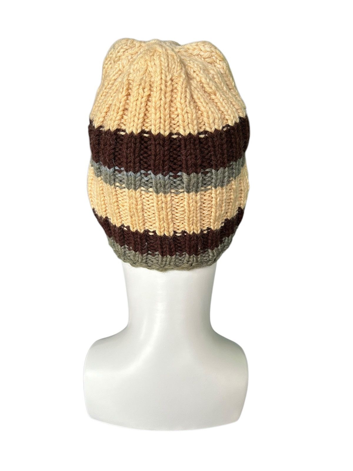 Japanese Brand × Kapital × Vintage Crochet Knitted Handmade Rare Beanie Hats ☠️☠️ Size ONE SIZE - 4 Thumbnail