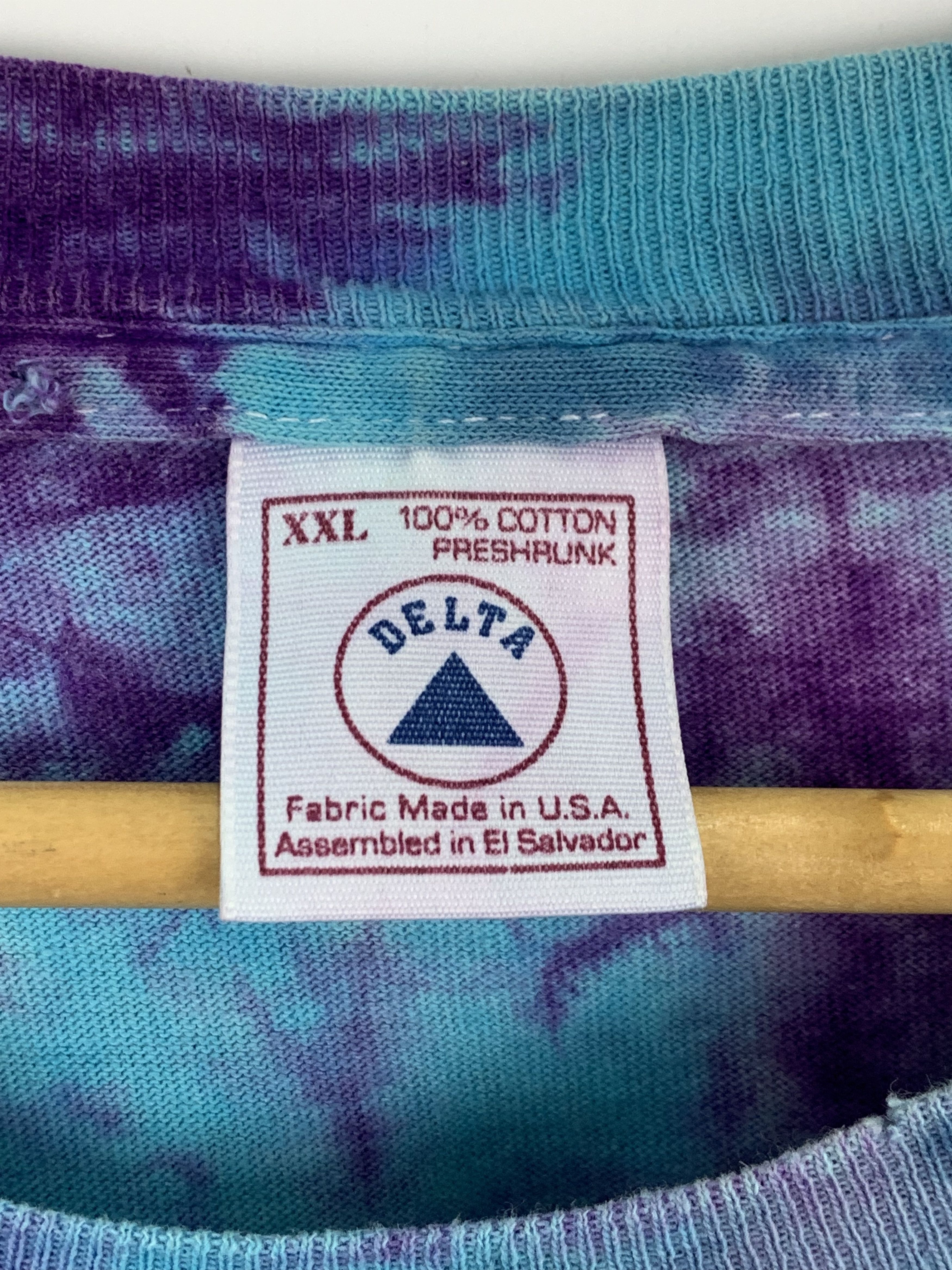 Vintage Vintage 90s Tiedye Tee TA0053 Size US XXL / EU 58 / 5 - 5 Thumbnail