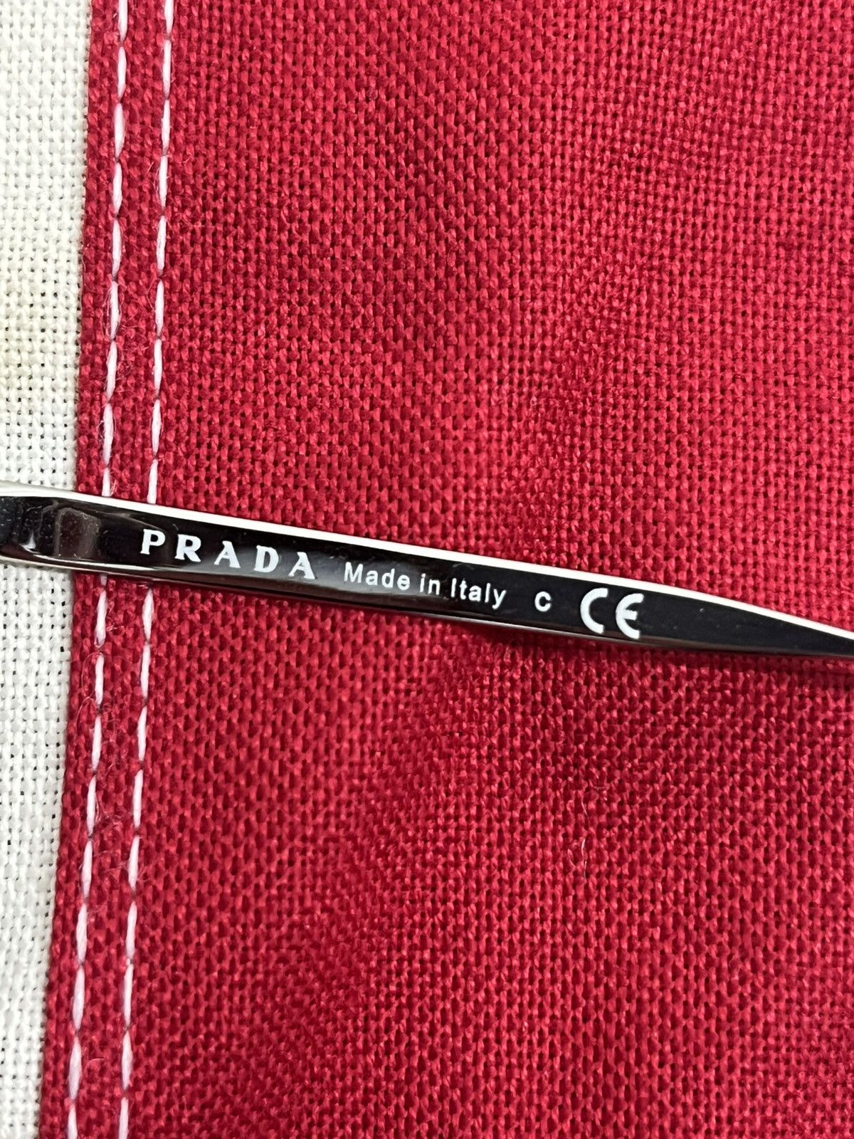 Prada Prada SPR 52U Semi-Rimless Aviator Sunglasses Size ONE SIZE - 5 Thumbnail