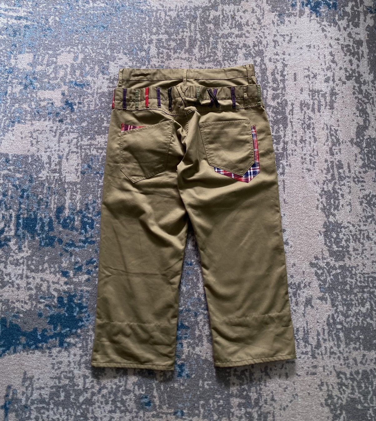 If Six Was Nine Japanes Spinash Double Waist Vkei Style Size US 33 - 3 Thumbnail