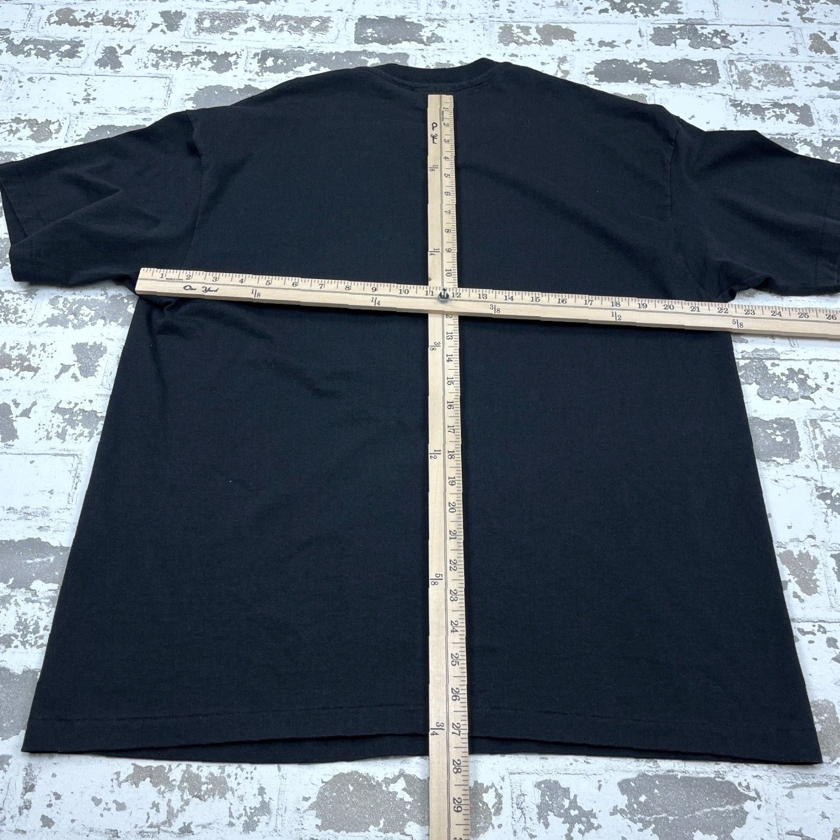 Hanes VINTAGE Hanes Shirt Men XL Black 90s USA Logo Graphic Print Crew Neck Short Sleeve T-Shirt 50/50 Cotton Polyester Size US XL / EU 56 / 4 - 7 Thumbnail