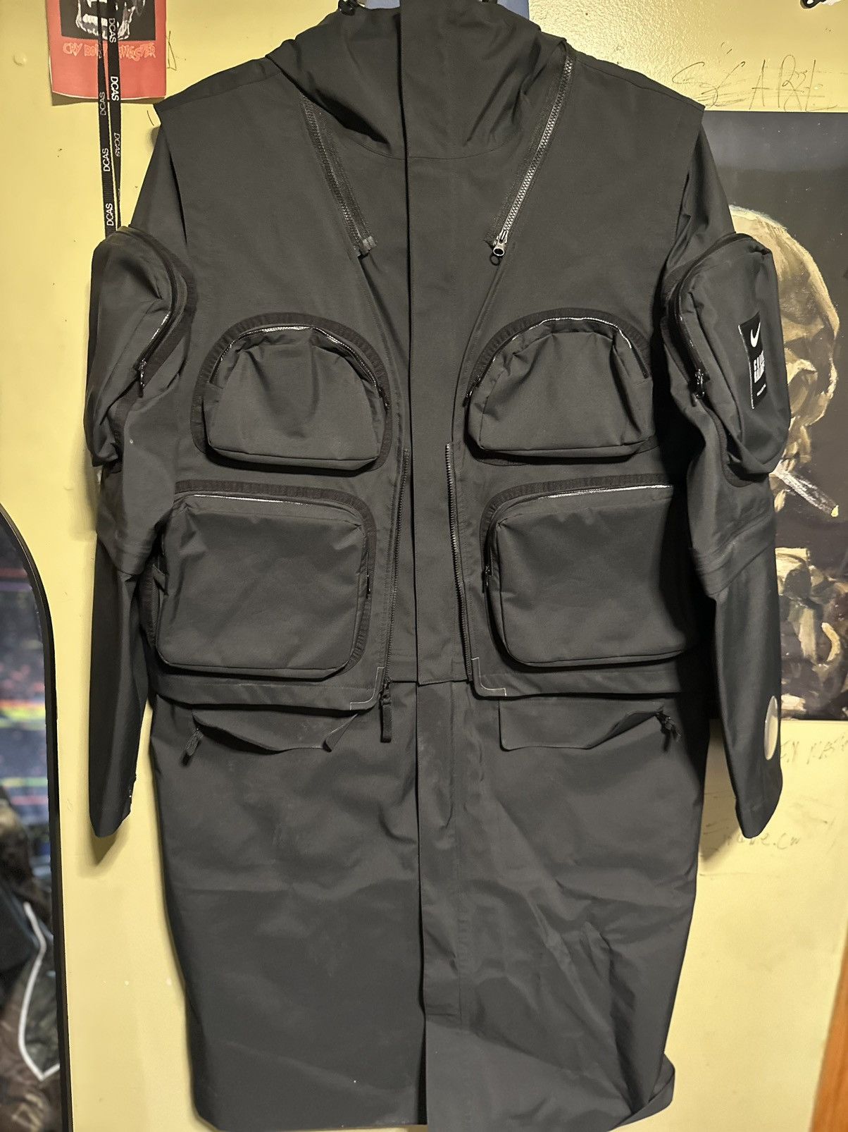Nike x Undercover NikeLab 2-in-1 Parka Jacket -Black -Size XL -CW8017 010  -NEW-