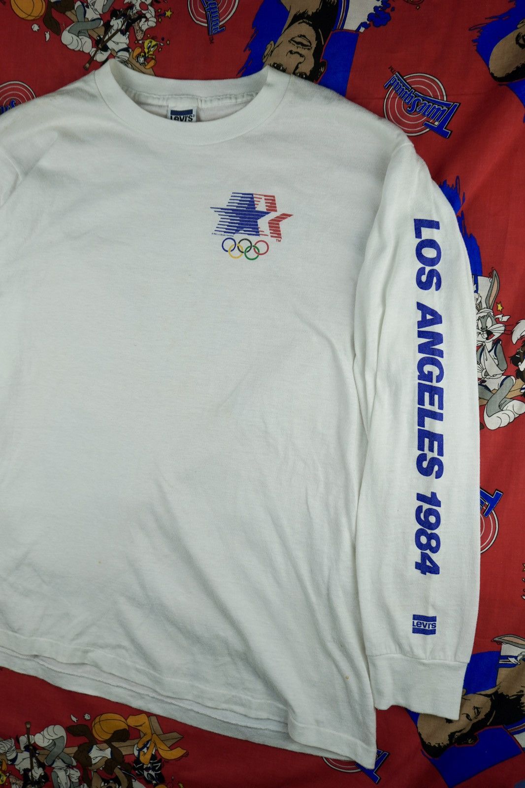 Vtg levis 80s olympics LA Usa Long Sleeve rare