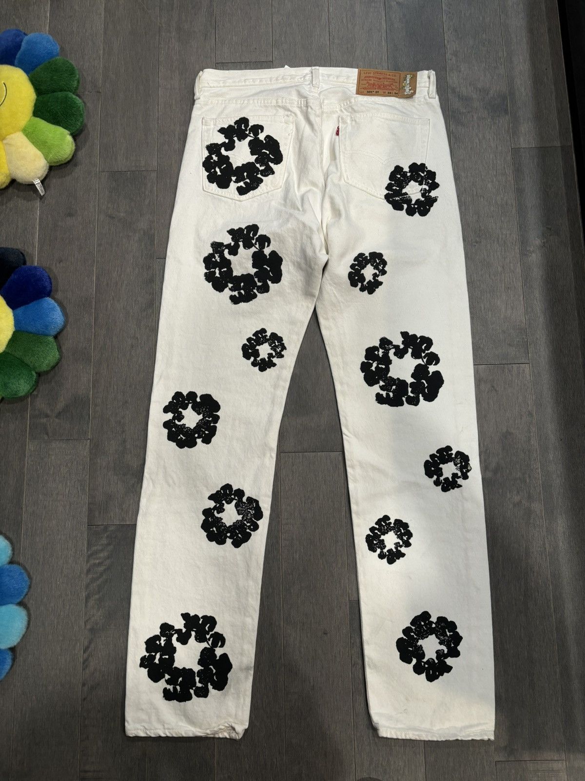 DENIM TEARS Denim Teras Jeans white 34 Size US 34 / EU 50 - 2 Thumbnail