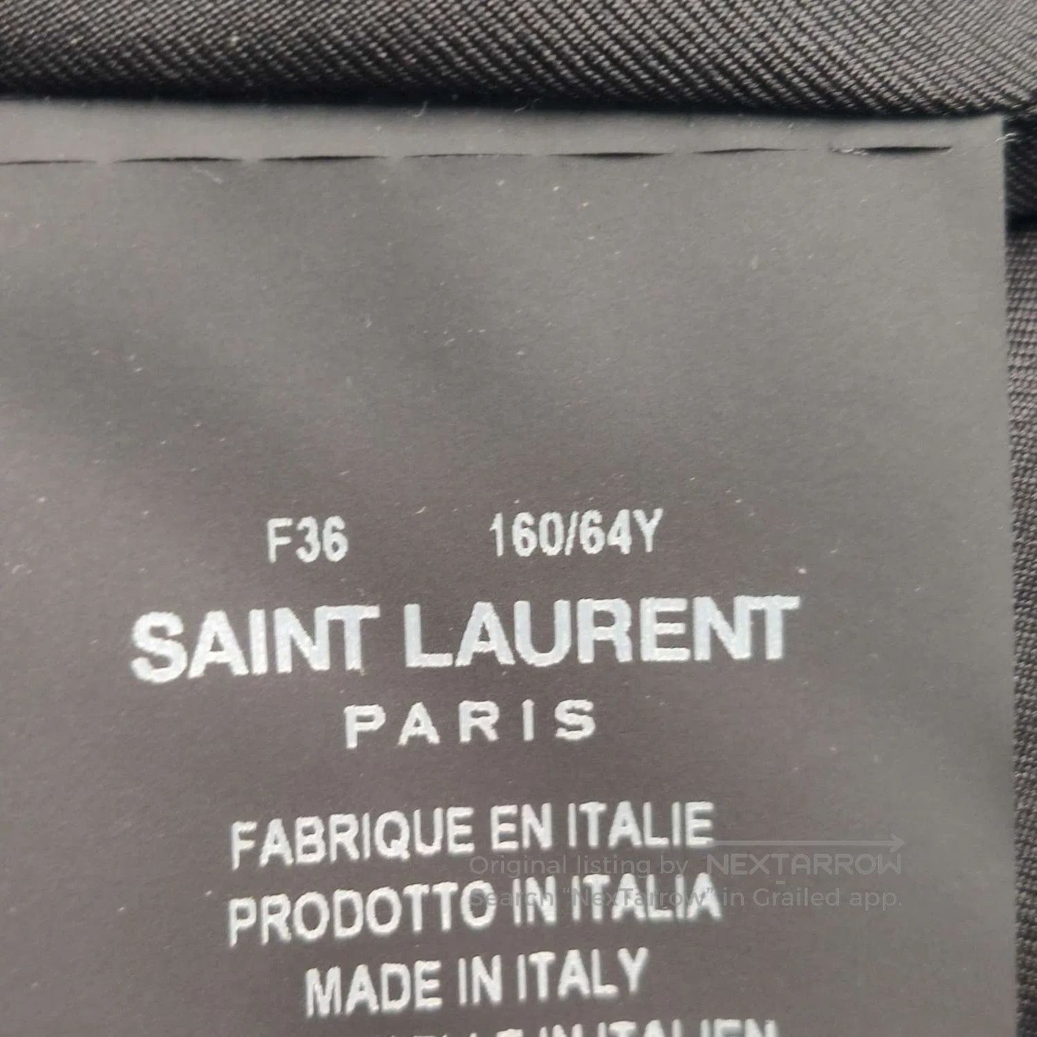 Saint Laurent Paris Saint Laurent Black Pleated Studded Skirt S/36. Size 35" - 7 Thumbnail