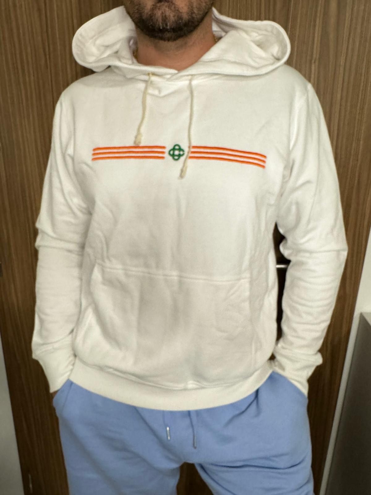 Casablanca Casablanca Stripe Logo Embroidered Hoodie Size US XS / EU 42 / 0 - 2 Thumbnail
