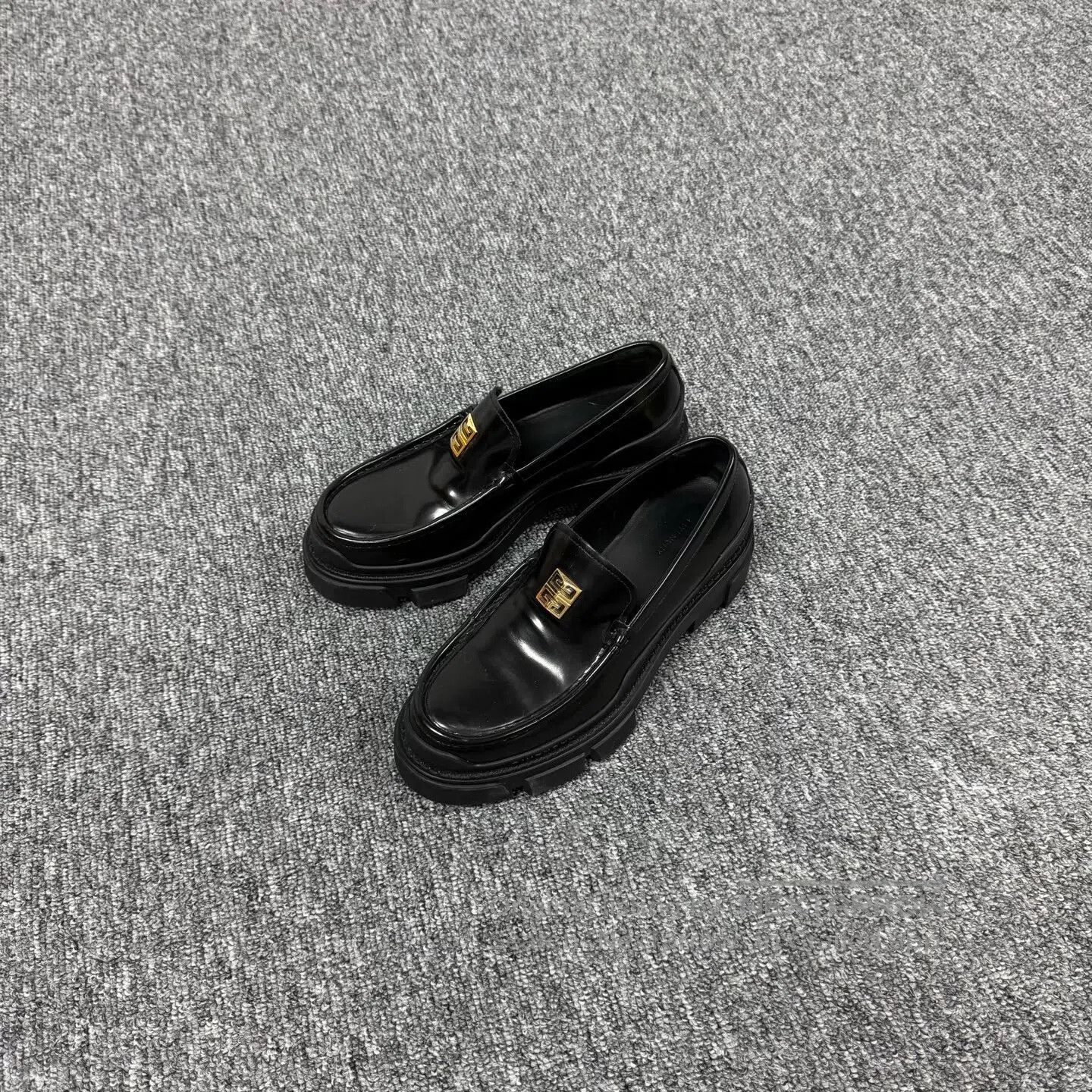 Givenchy Givenchy black gold Le Fu Shoes| Size US 5.5 / IT 35.5 - 1 Thumbnail