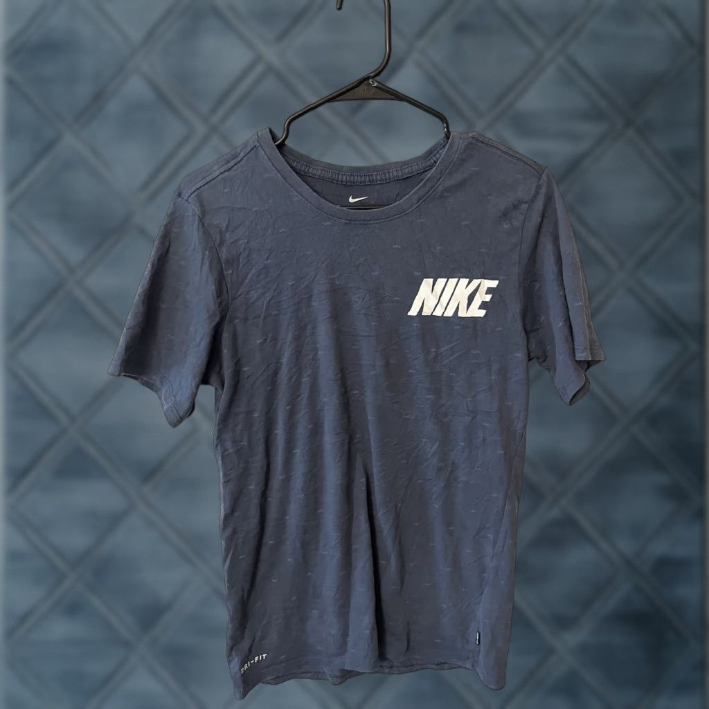Nike Nike Men's Dri-Fit Graphic T-Shirt Blue Small Athletic Casual Sports Activewear Size US S / EU 44-46 / 1 - 1 Thumbnail