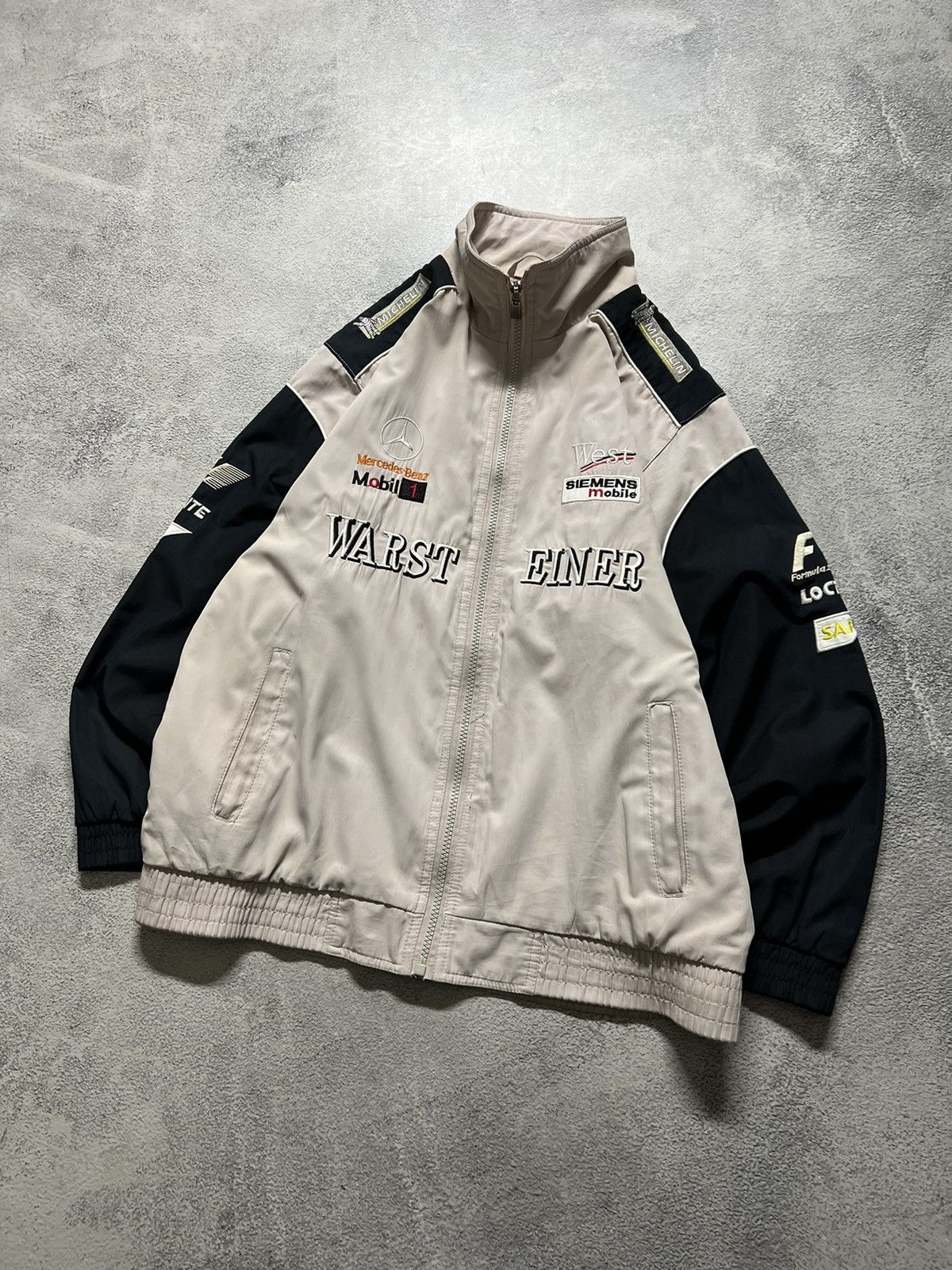 Mercedes-Benz Vintage Y2k Mercedes Benz McLaren Warsteiner Racing Bomber Size US S / EU 44-46 / 1 - 5 Thumbnail