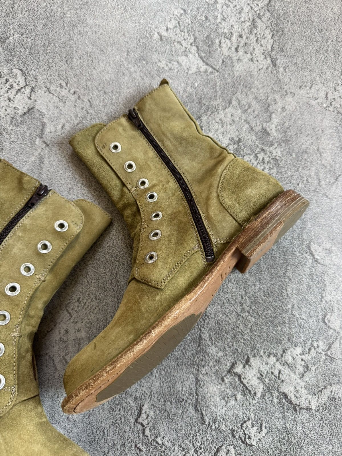 MoMA MOMA 35size suede avantgarde biker shoes ankle retro style Size US 5 / IT 35 - 11 Thumbnail