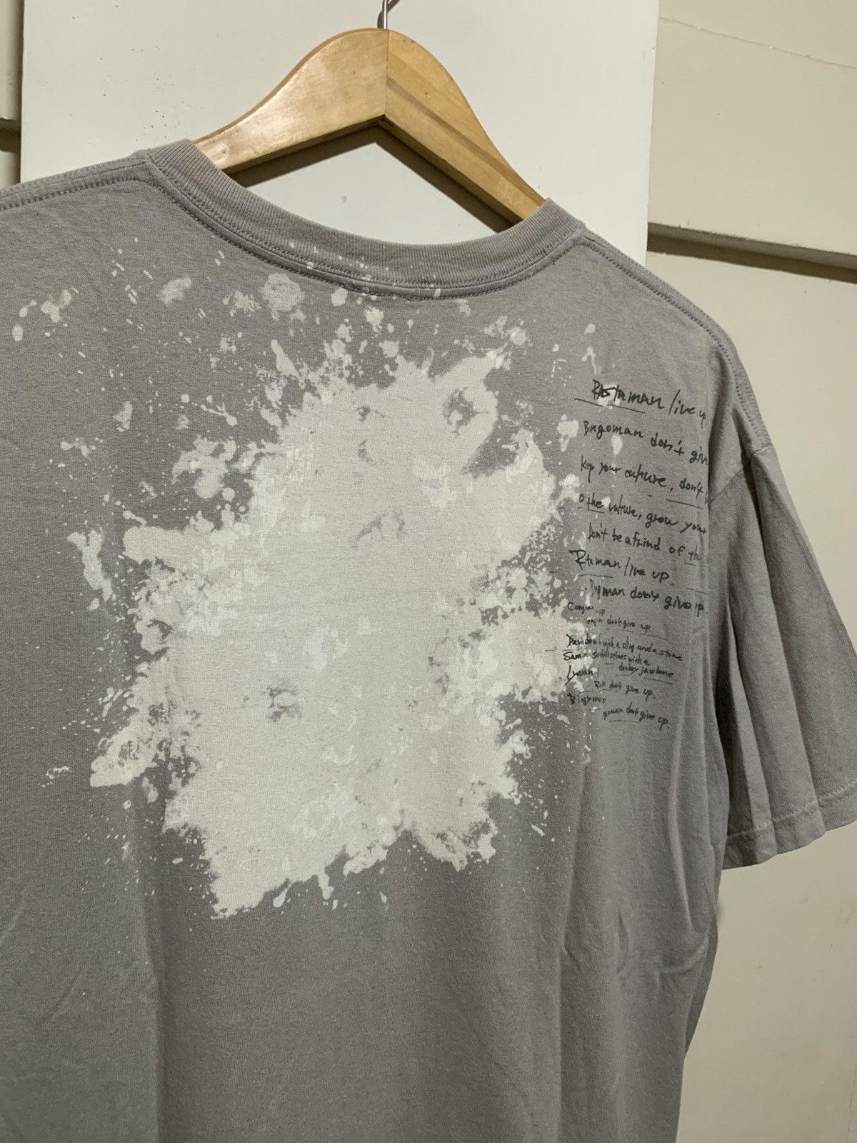 Japanese Brand Japanese Afflict Reformer Skull Poem Tie Dye Tee Shirt Size US XL / EU 56 / 4 - 13 Thumbnail