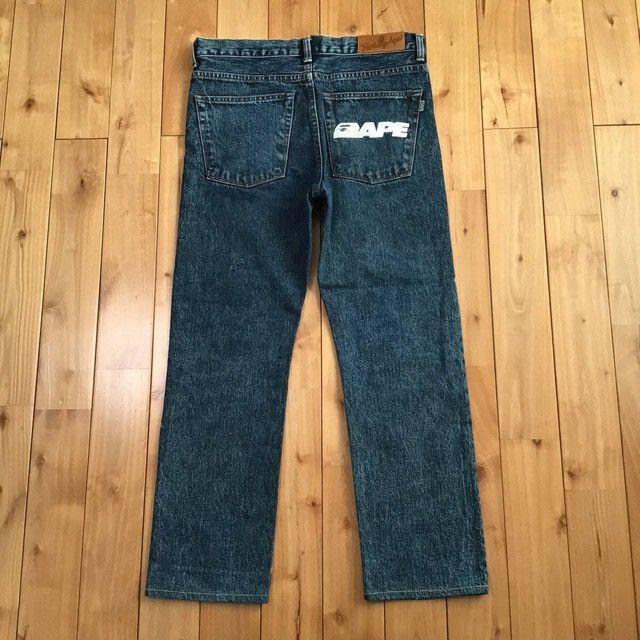 Bape BAPE Logo Denim Pants a bathing ape ★size S Size US 30 / EU 46 - 2 Thumbnail