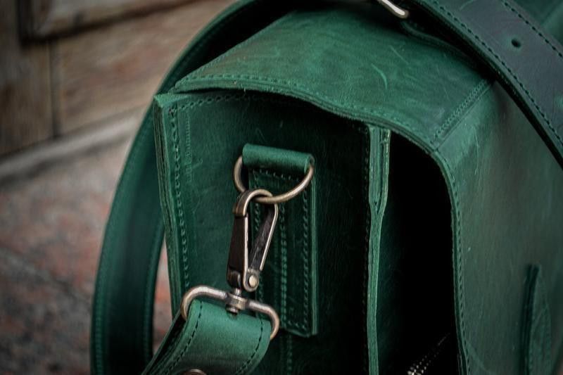 Handmade Genuine leather business men's briefcase Size ONE SIZE - 5 Thumbnail