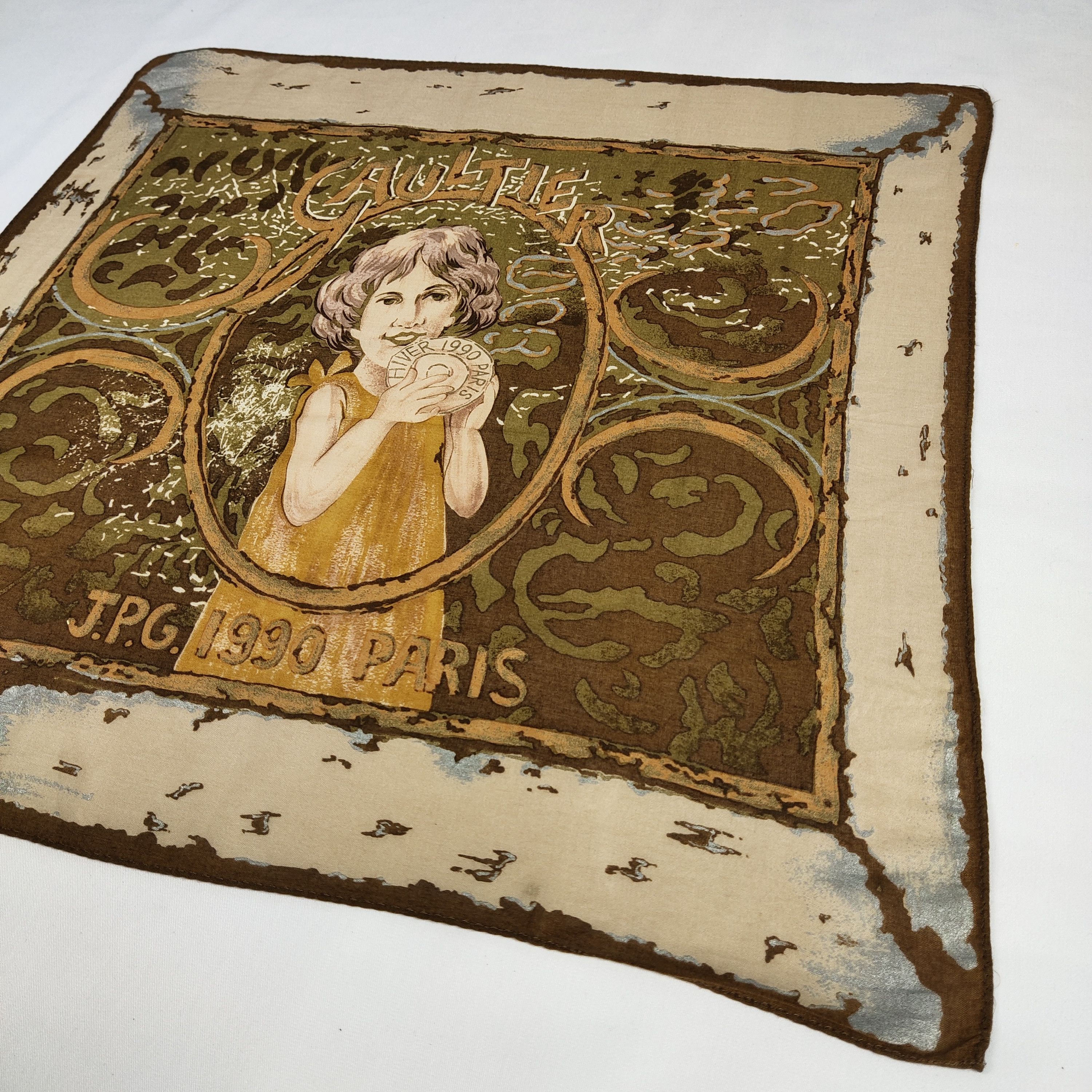 Jean Paul Gaultier Jean Paul Gaultier Handkerchief / Neckerchief /Bandana FZ323 Size ONE SIZE - 4 Thumbnail