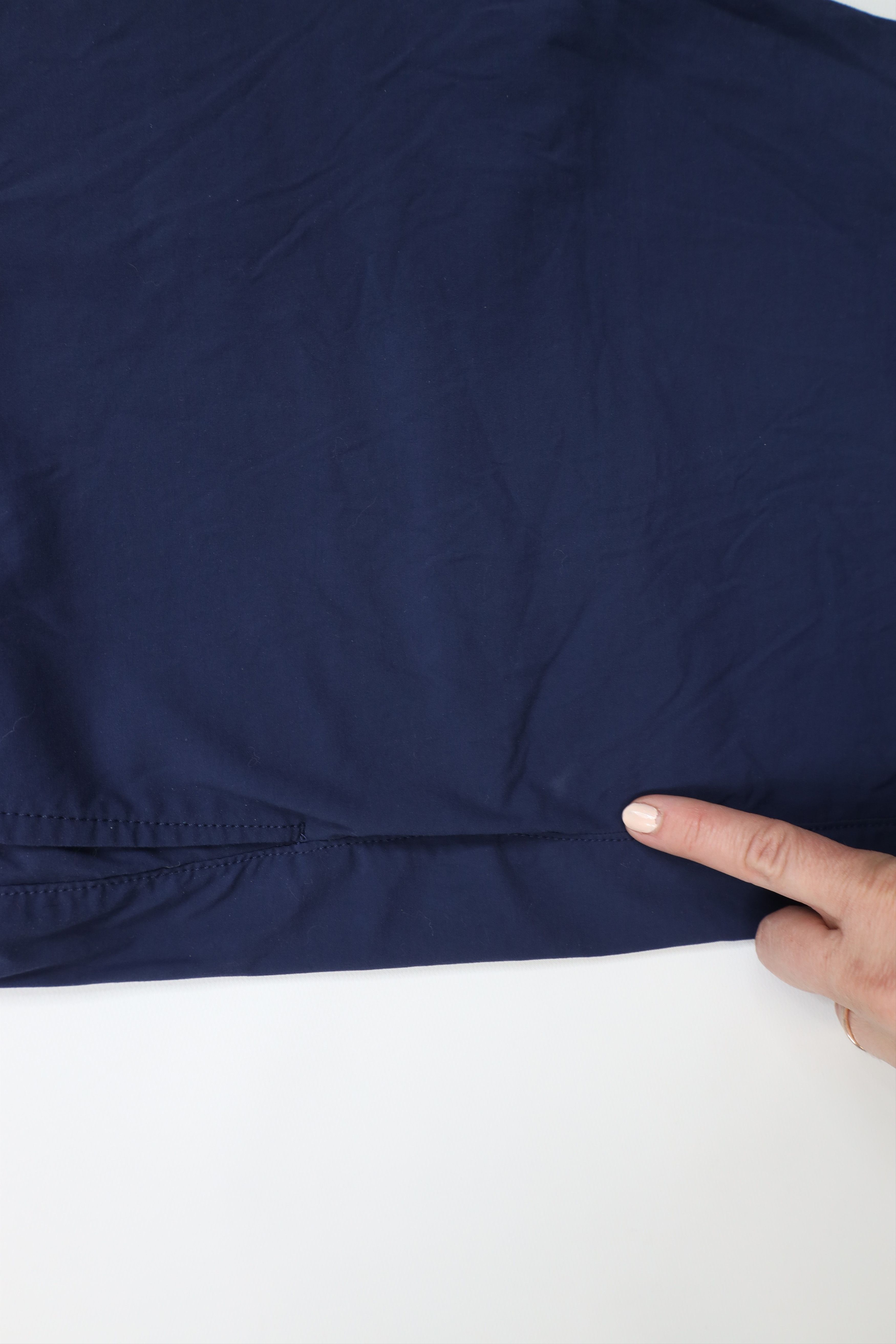 J.Crew × Vintage J Crew Tech Above Knee Golfing Golf Chino Shorts Navy Blue Size US 35 - 9 Thumbnail