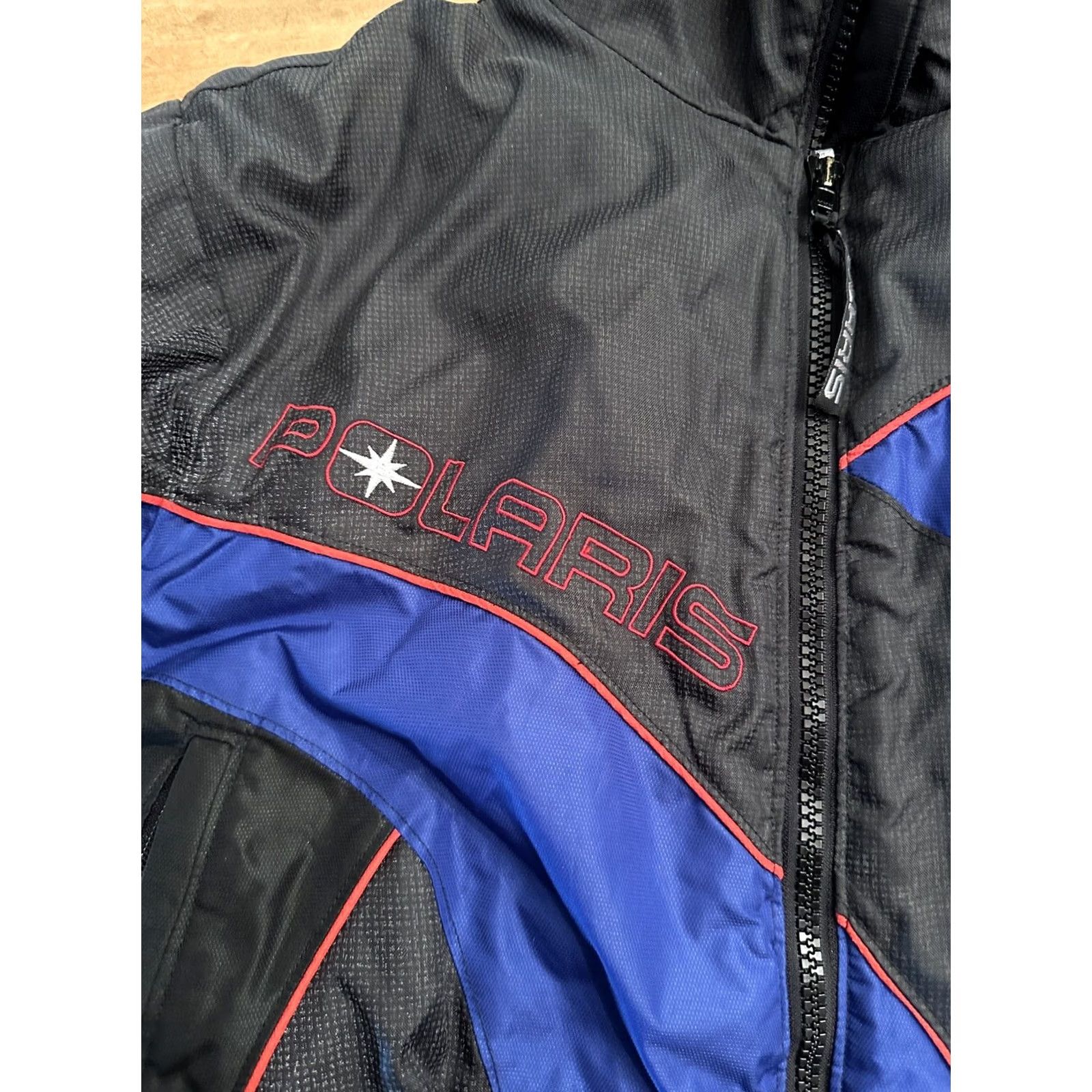 Vintage VINTAGE Polaris Indy Women's Jacket Coat Thermoloft Blue & Black Graphic Large Size L / US 10 / IT 46 - 5 Thumbnail