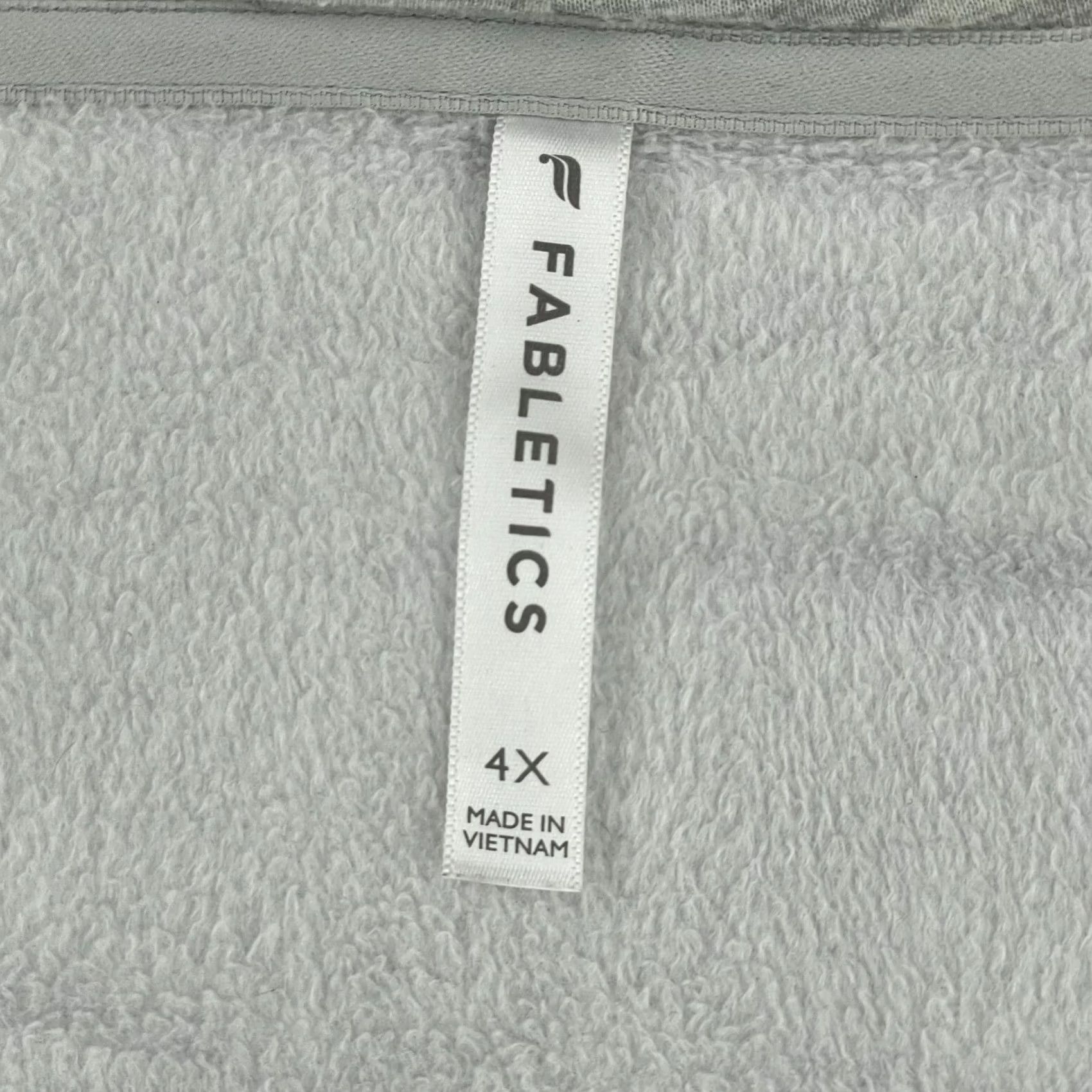 Fabletics Fabletics Grey Heather Hoodie Women 4X Full Zip Long Sleeve Athleisure Active Size XXL / US 16-18 / IT 52-54 - 2 Thumbnail