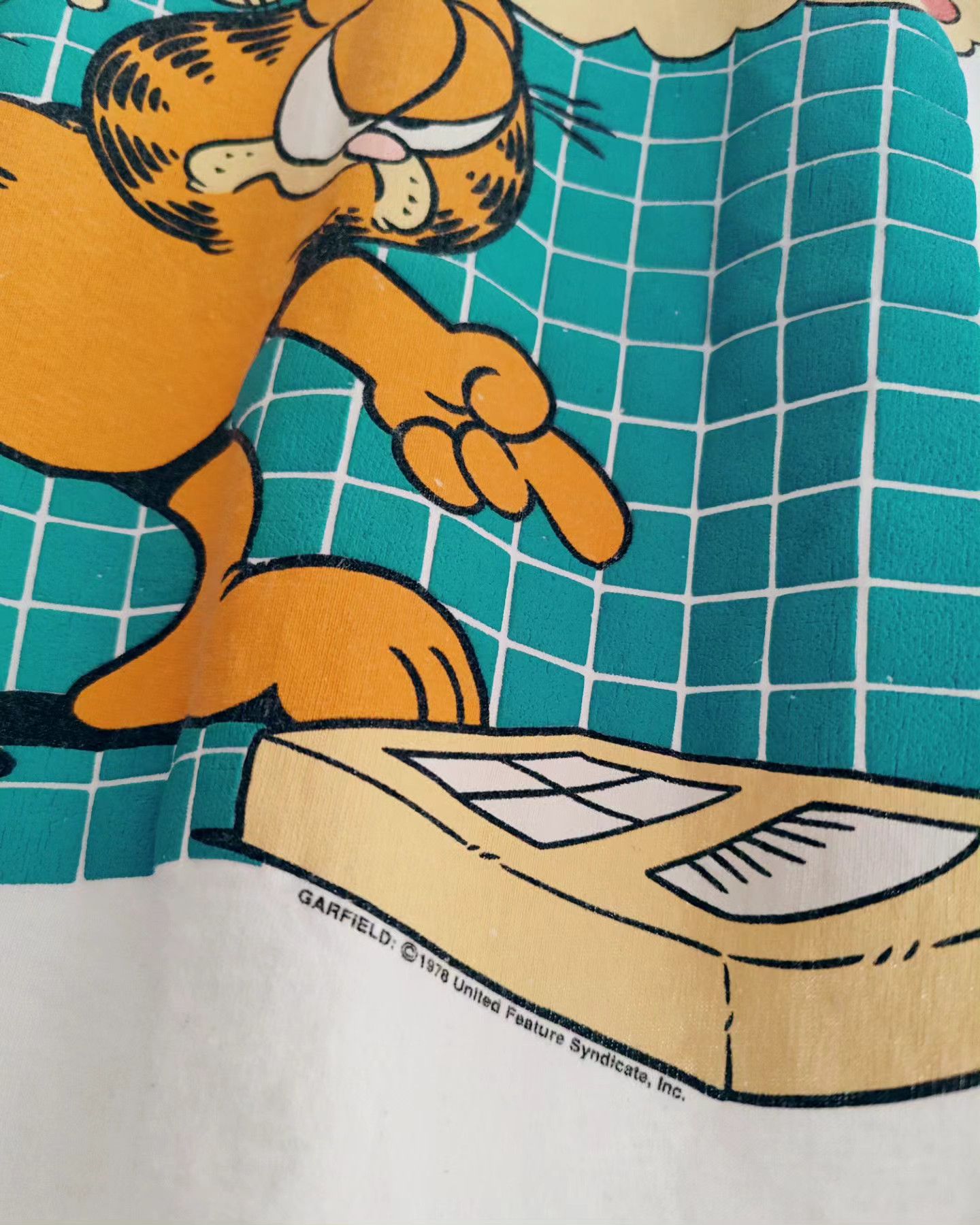 Vintage vintage 80s - GARFIELD Size M / US 6-8 / IT 42-44 - 4 Thumbnail