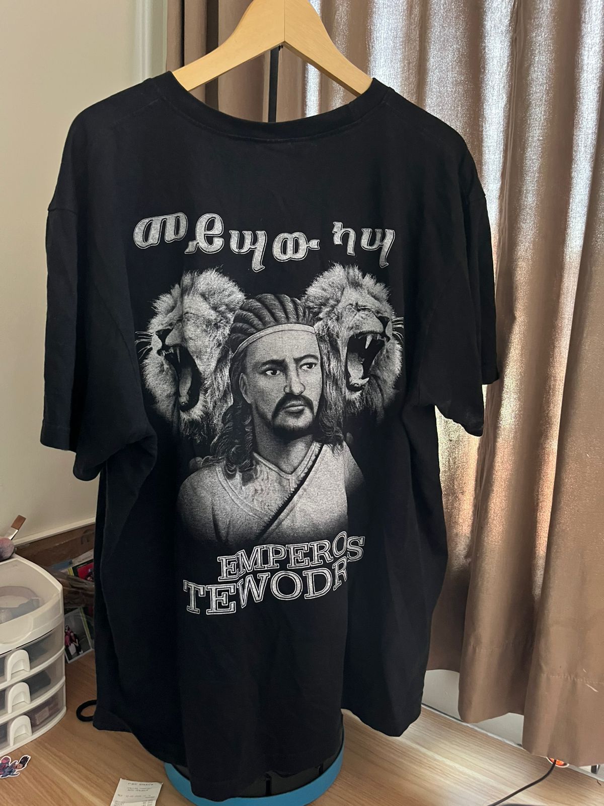 Vintage emperor tewodros vintage graphic tee tshirt Size US XL / EU 56 / 4 - 2 Thumbnail