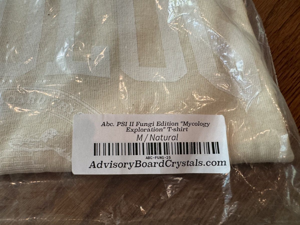 Advisory Board Crystals Medium Fungi Mycology Exploration Tee Natural Shirt Abc 123. Size US M / EU 48-50 / 2 - 10 Thumbnail