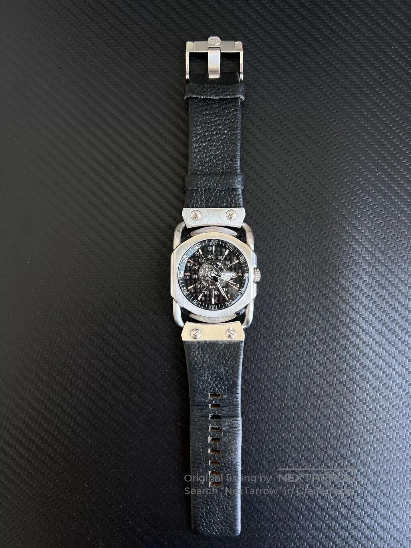 Diesel Diesel Vintage Quartz Electronic Watch. Size ONE SIZE - 2 Thumbnail
