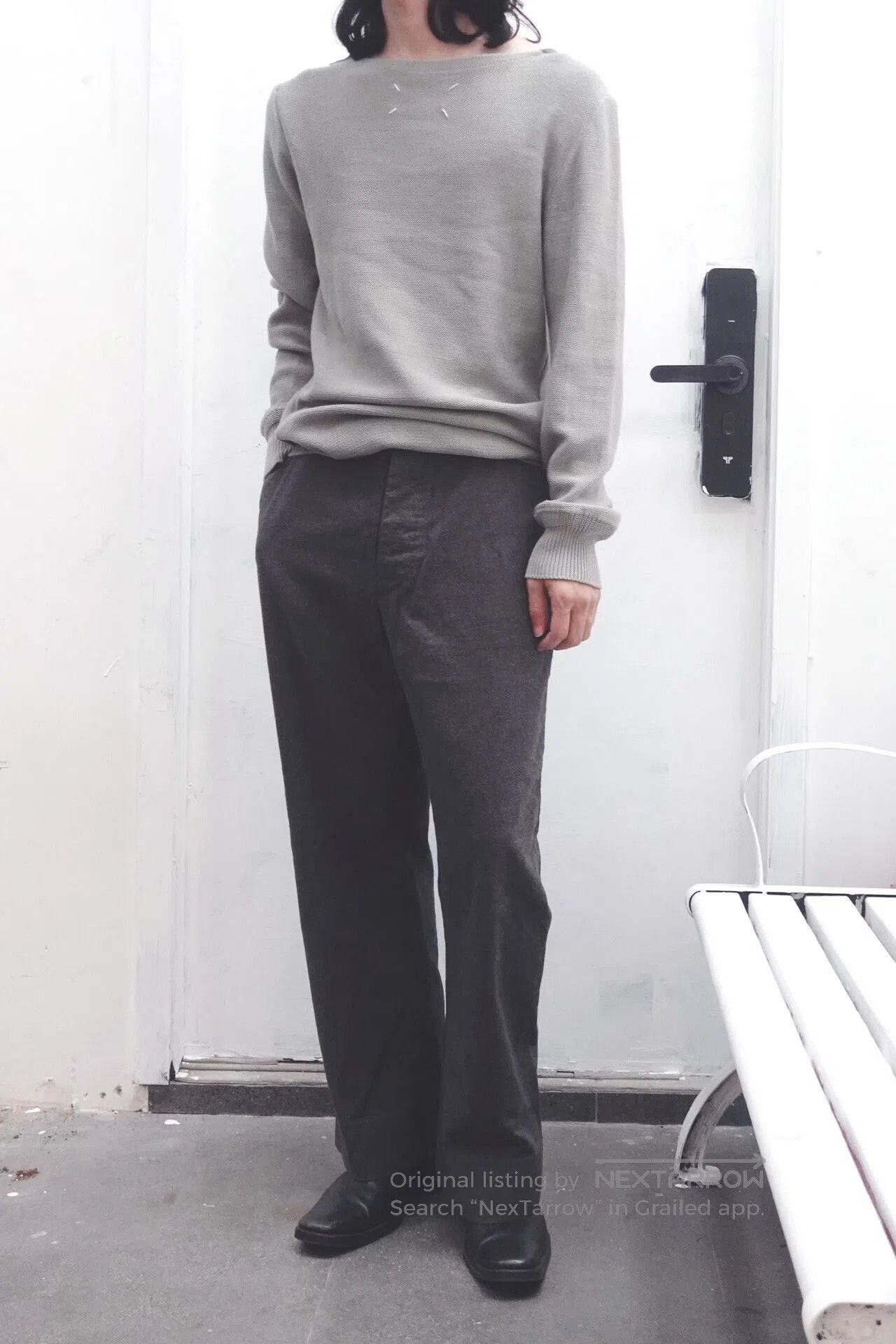 Maison Margiela Maison Martin Margiela Mouse Skin Flared Pants. Size US 38 / EU 54 - 3 Thumbnail