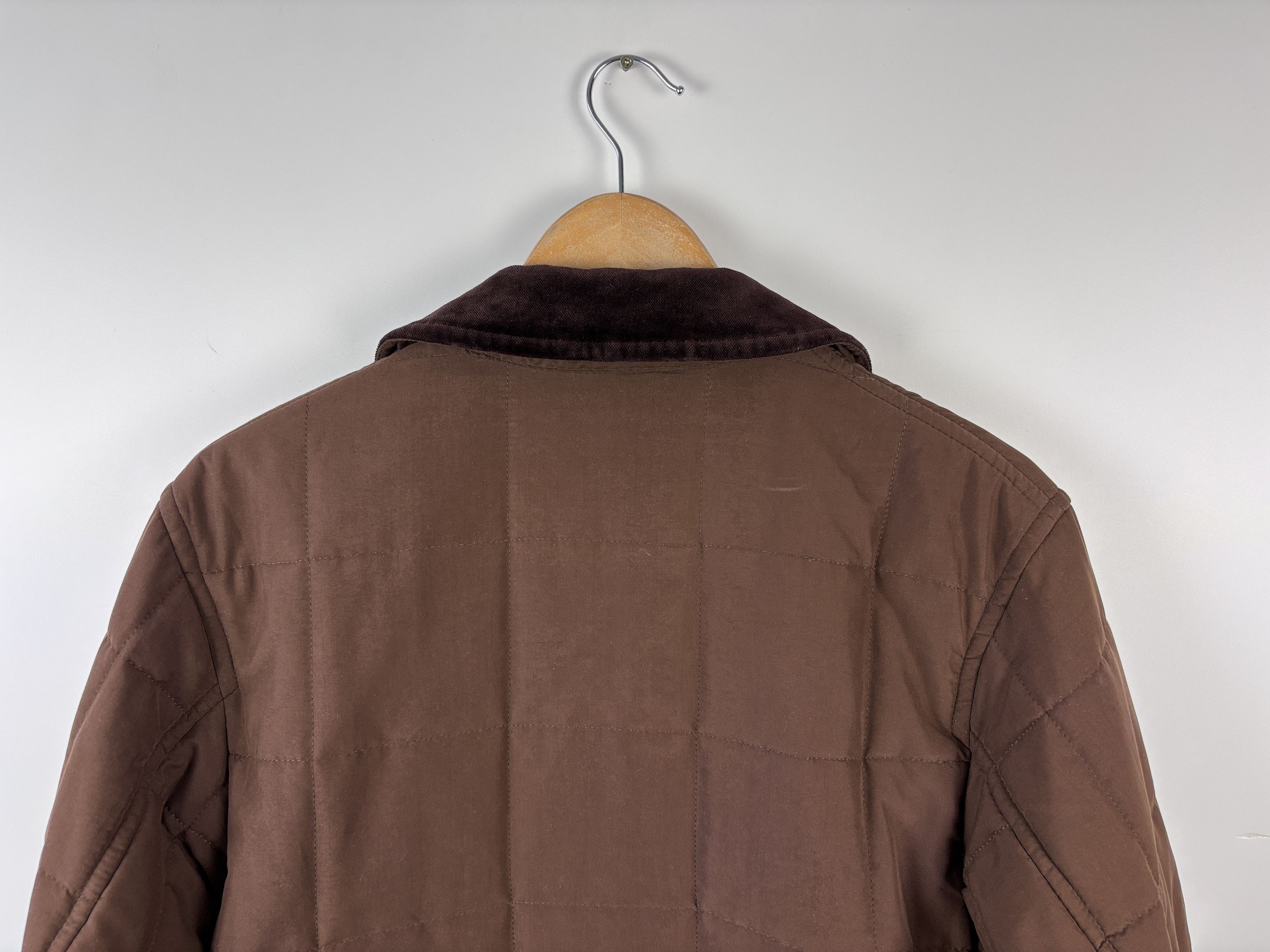 Burberry × Vintage Vintage Burberrys Nova Check Quilted Jacket Coat Brown 36 Size L / US 10 / IT 46 - 9 Thumbnail