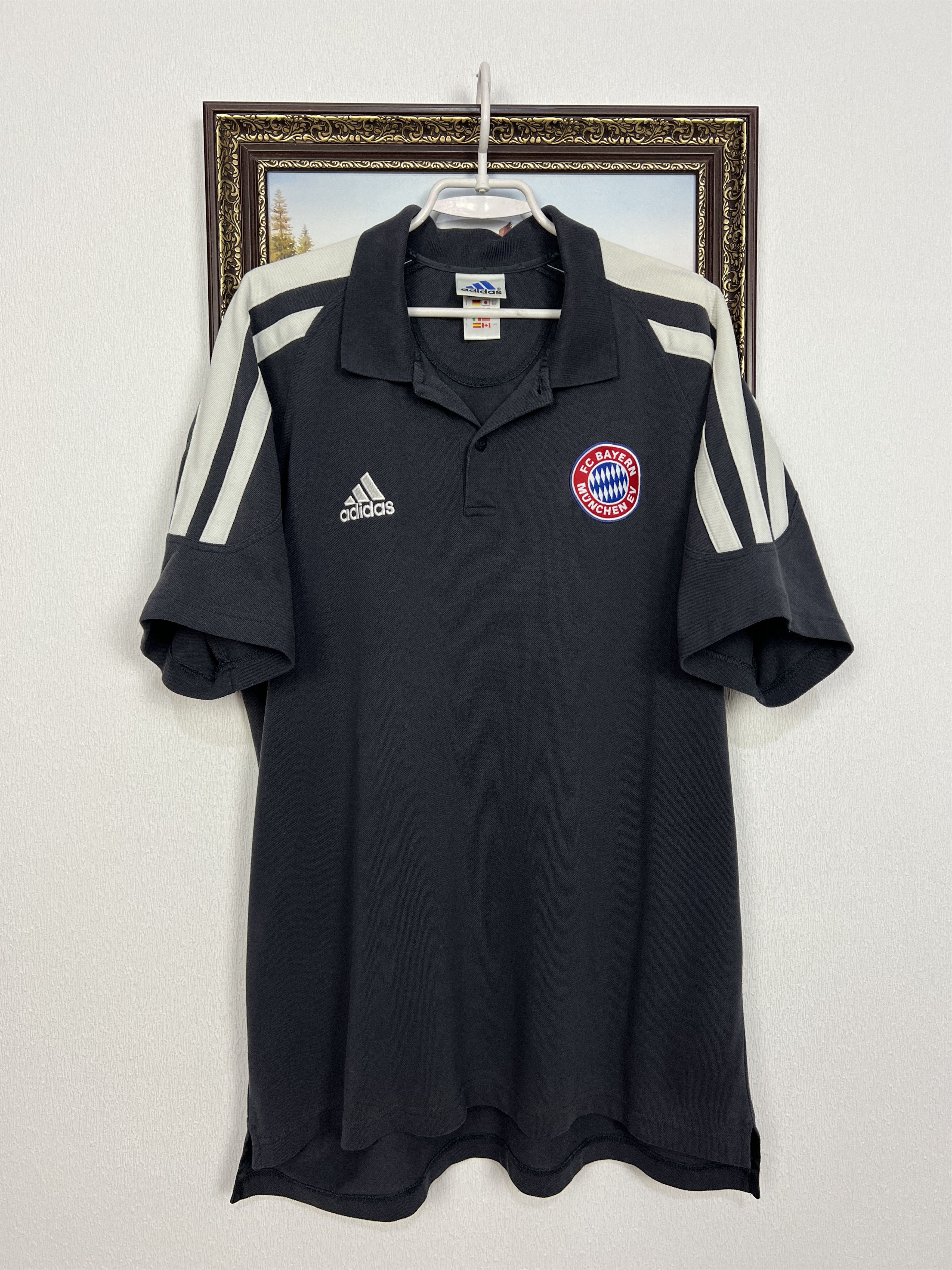 Adidas Bayern Munich Football Train Polo Shirt Jersey Trikot Size US XL / EU 56 / 4 - 1 Thumbnail