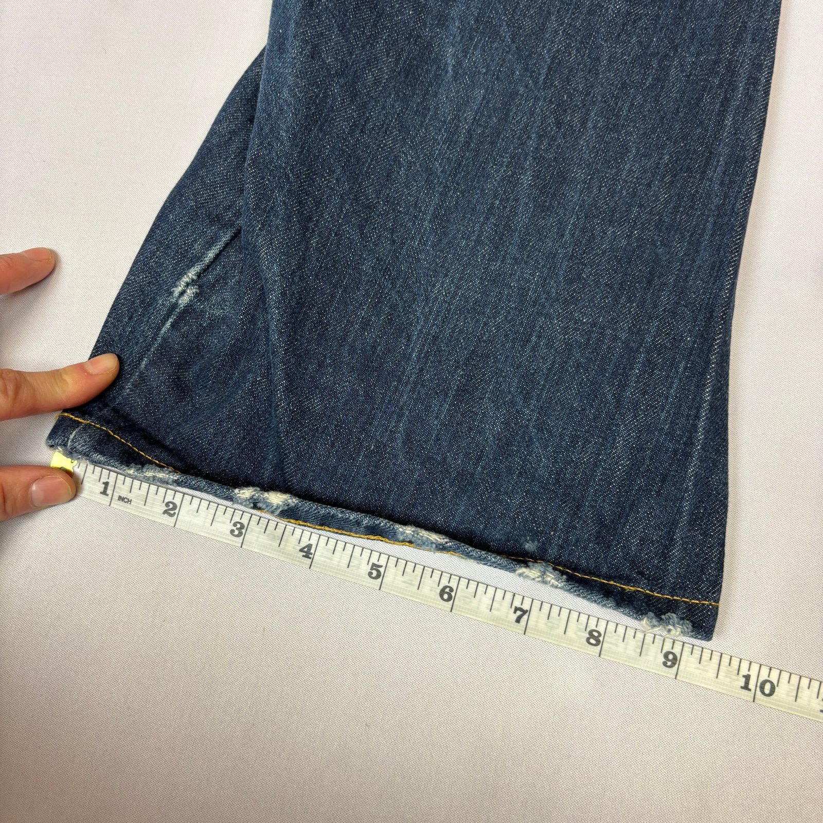 G-Star G Star Raw S.C. A Crotch Mix Patch Straight Jeans 33x31.5 Size US 33 - 8 Thumbnail