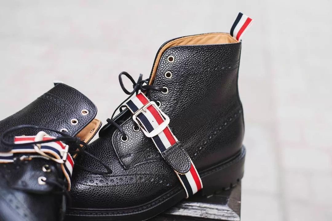Thom Browne TB Classic High-Top Detachable Laces Dog Tooth Sole 5CM US7 Size US 7 / EU 40 - 6 Thumbnail