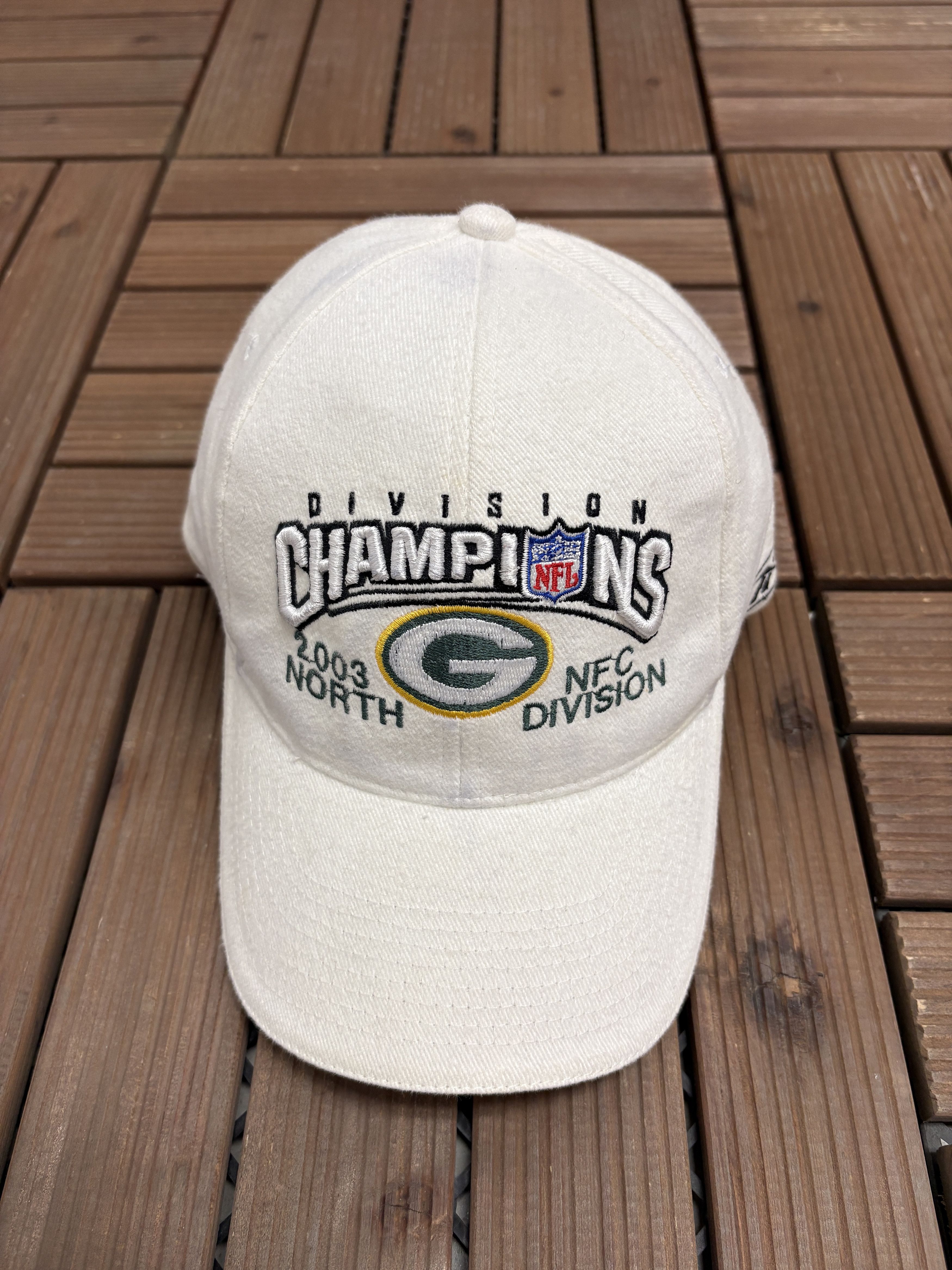 Vintage Green Bay Packers 2003 NFC North Champions Vintage Hat Size ONE SIZE - 2 Thumbnail