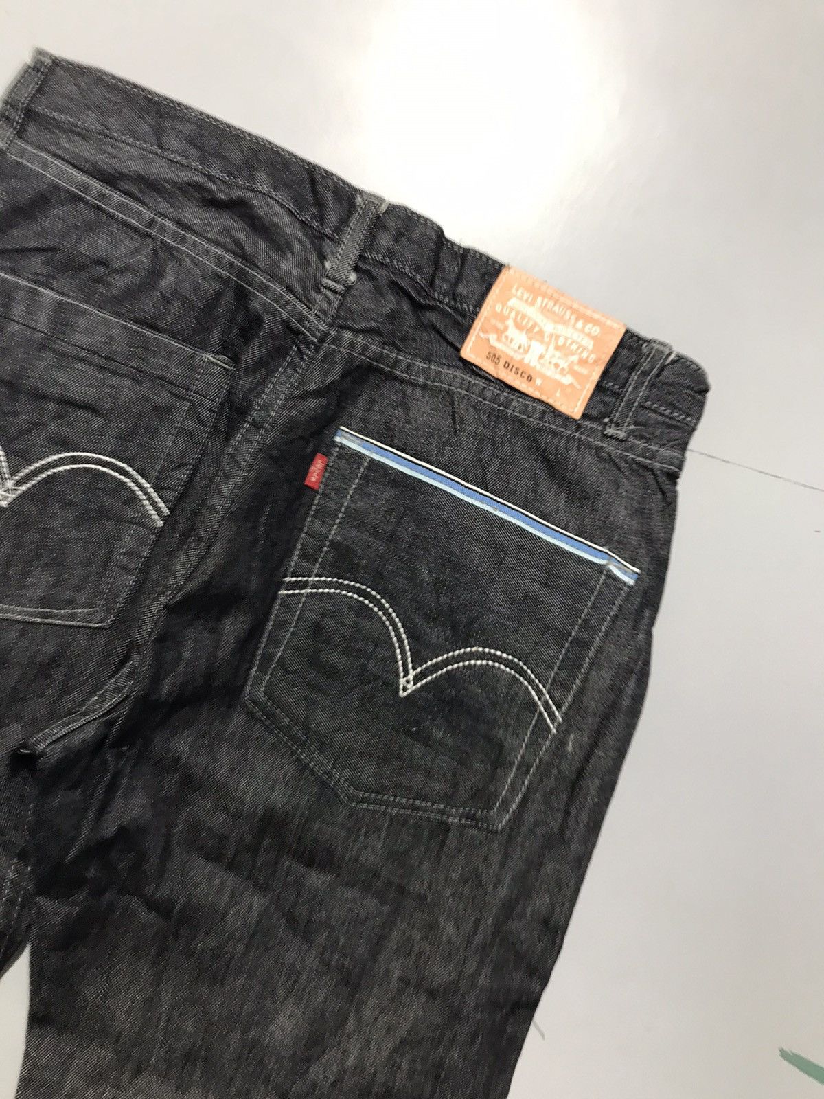 Levi's Vintage Levi’s 505 disco salvage denim Size US 34 / EU 50 - 10 Thumbnail