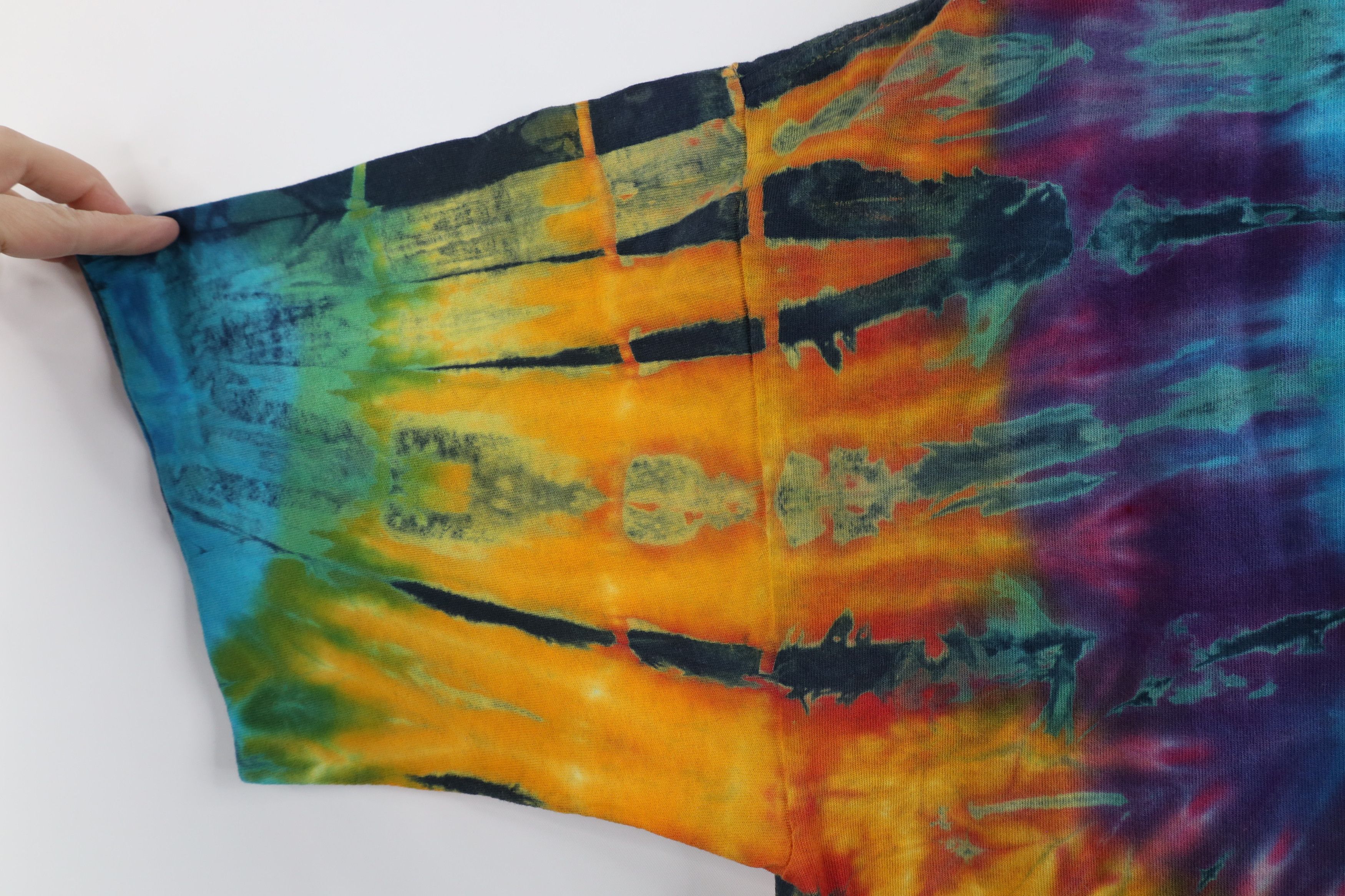 Vintage Vintage Y2K 2003 Oskar Harmonicas Rainbow Tie Dye T-Shirt US Size US XL / EU 56 / 4 - 5 Thumbnail