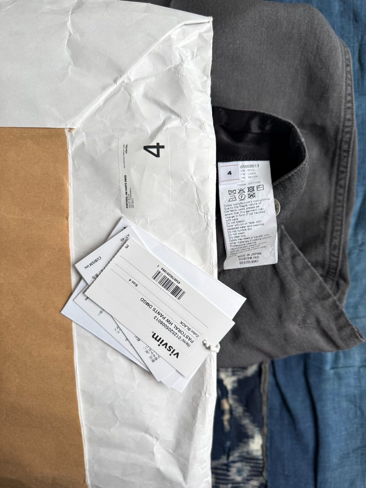 Visvim VISVIM 25AW PASTORAL HW PANTS DMGD Size US 26 / EU 42 - 9 Thumbnail