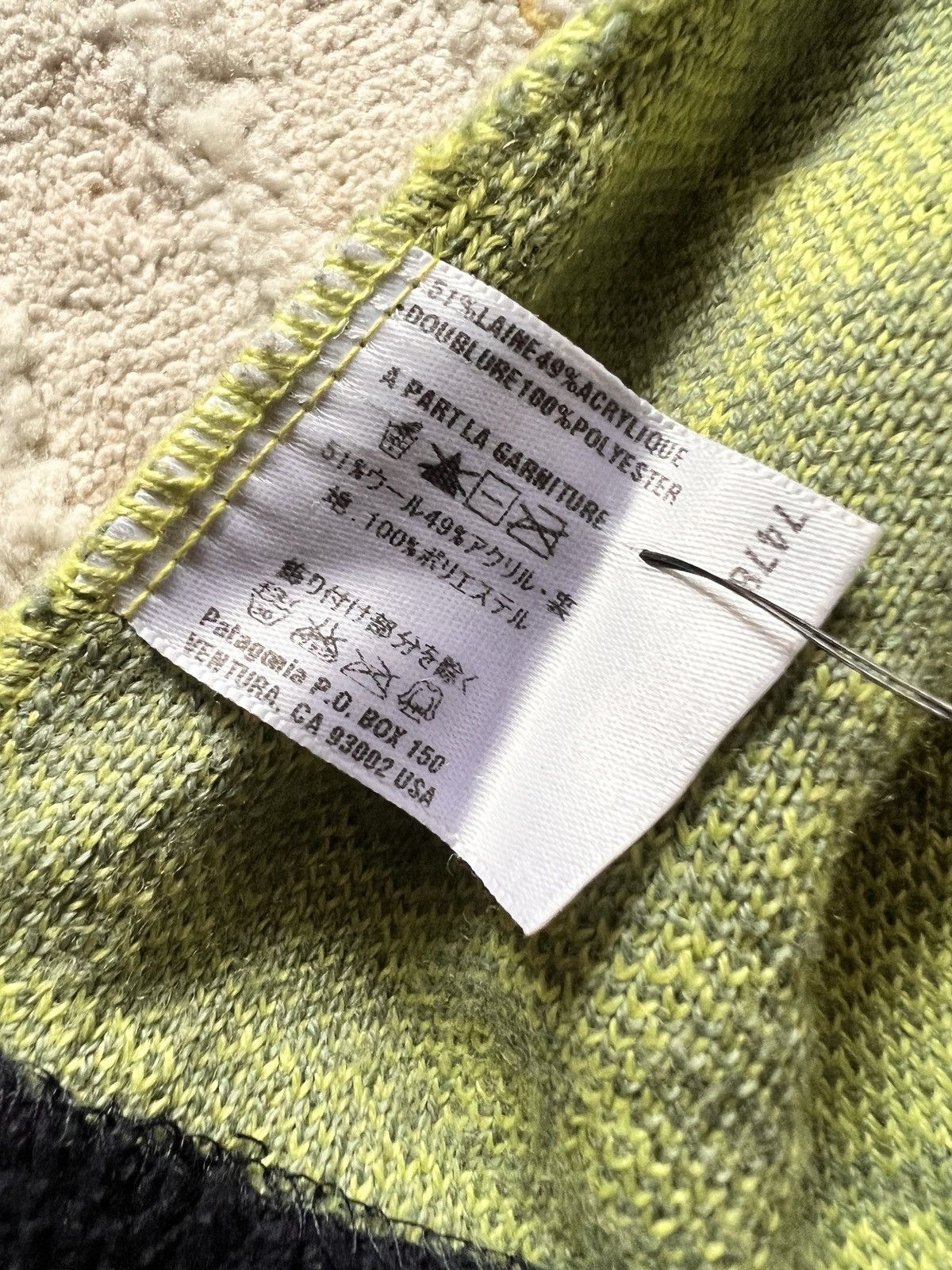 Patagonia Patagonia Light Green Beanie Hat Size ONE SIZE - 7 Thumbnail