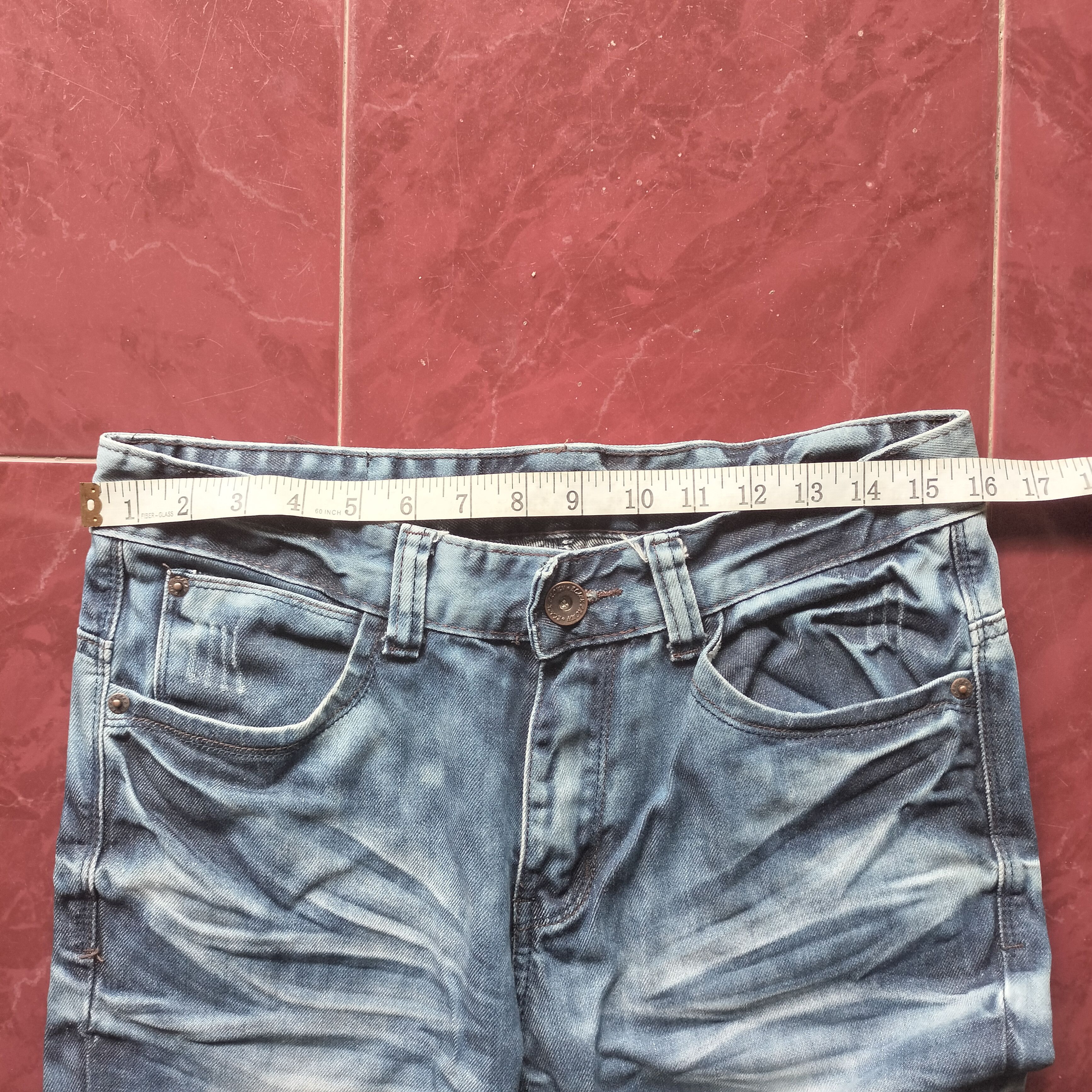 Hysteric Glamour × Japanese Brand × Tornado Mart 💥Flare💥Japanese Rubix jeans flare fading blue Size US 32 / EU 48 - 4 Thumbnail