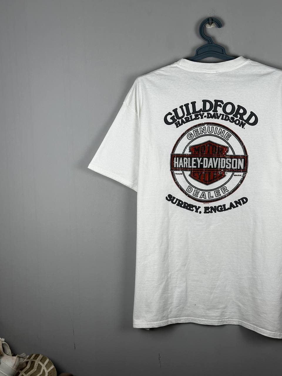 Harley Davidson Vintage Harley Davidson T Shirt White Biker USA Size US XXL / EU 58 / 5 - 8 Thumbnail