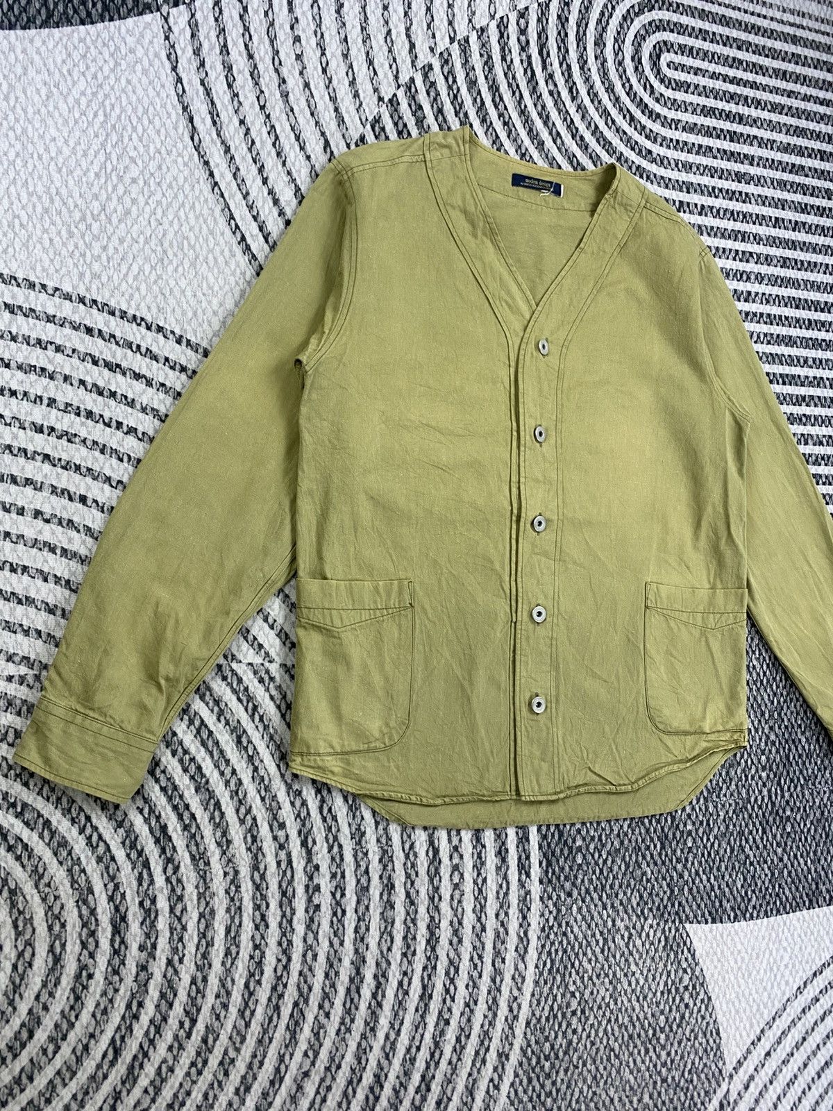 URBAN RESEARCH DOORS Vintage Urban Research Modern Design V-Neck Jacket Size US M / EU 48-50 / 2 - 2 Thumbnail
