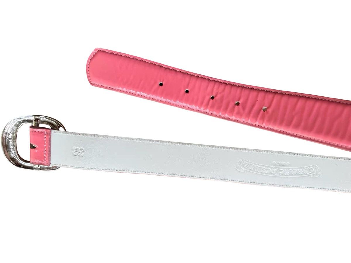 Chrome Hearts Pink patent leather gunslinger belt Size 32 - 9 Thumbnail