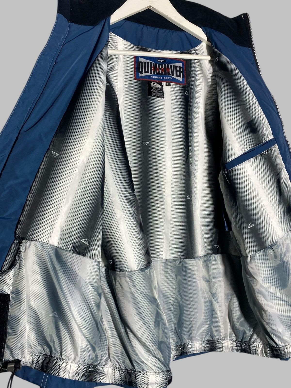 Quiksilver Vintage 90s Quiksilver Nylon Snow Ski Jacket Size US L / EU 52-54 / 3 - 19 Thumbnail