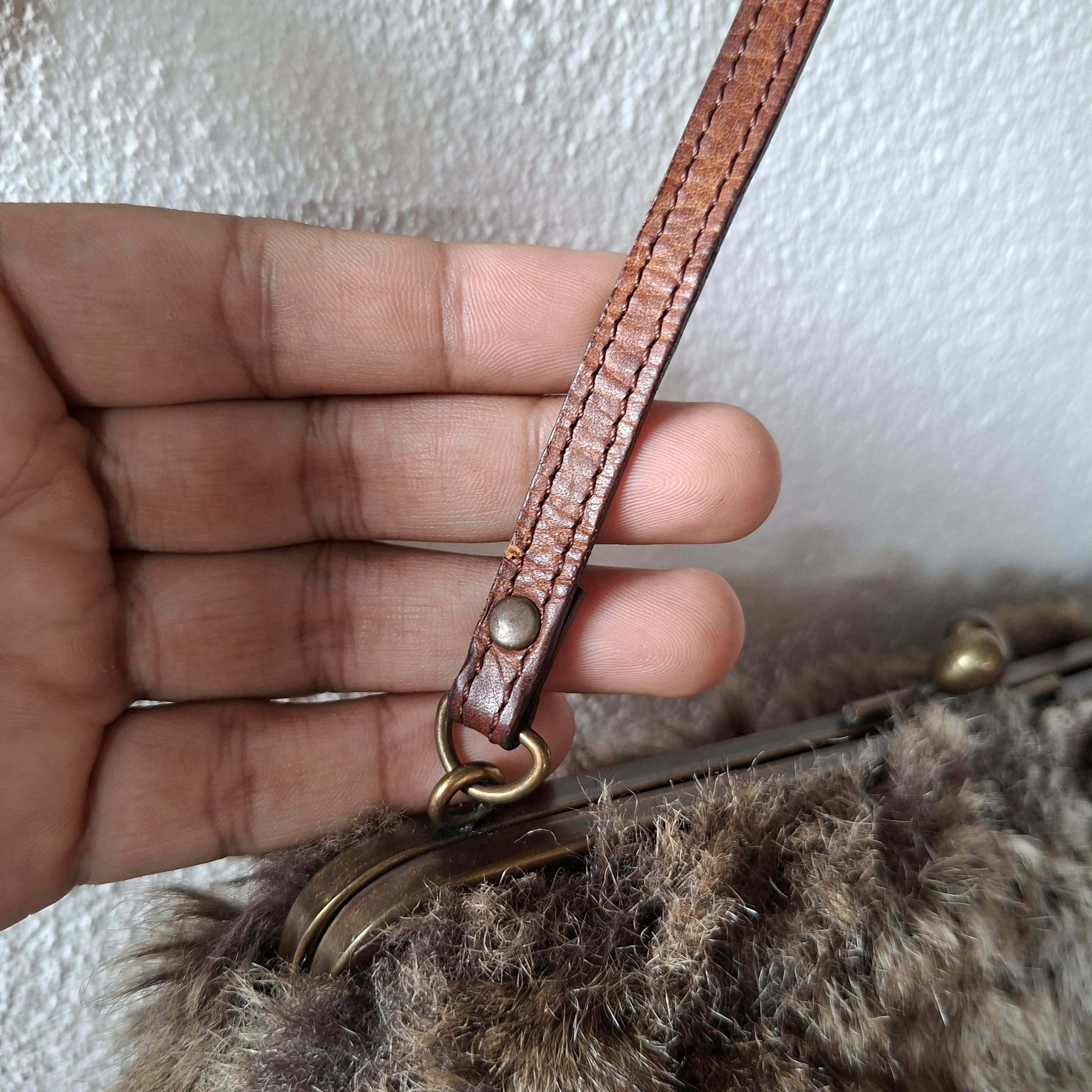 Issey Miyake RARE💥 80s tsumori chisato designer fur handle bag Size ONE SIZE - 3 Thumbnail