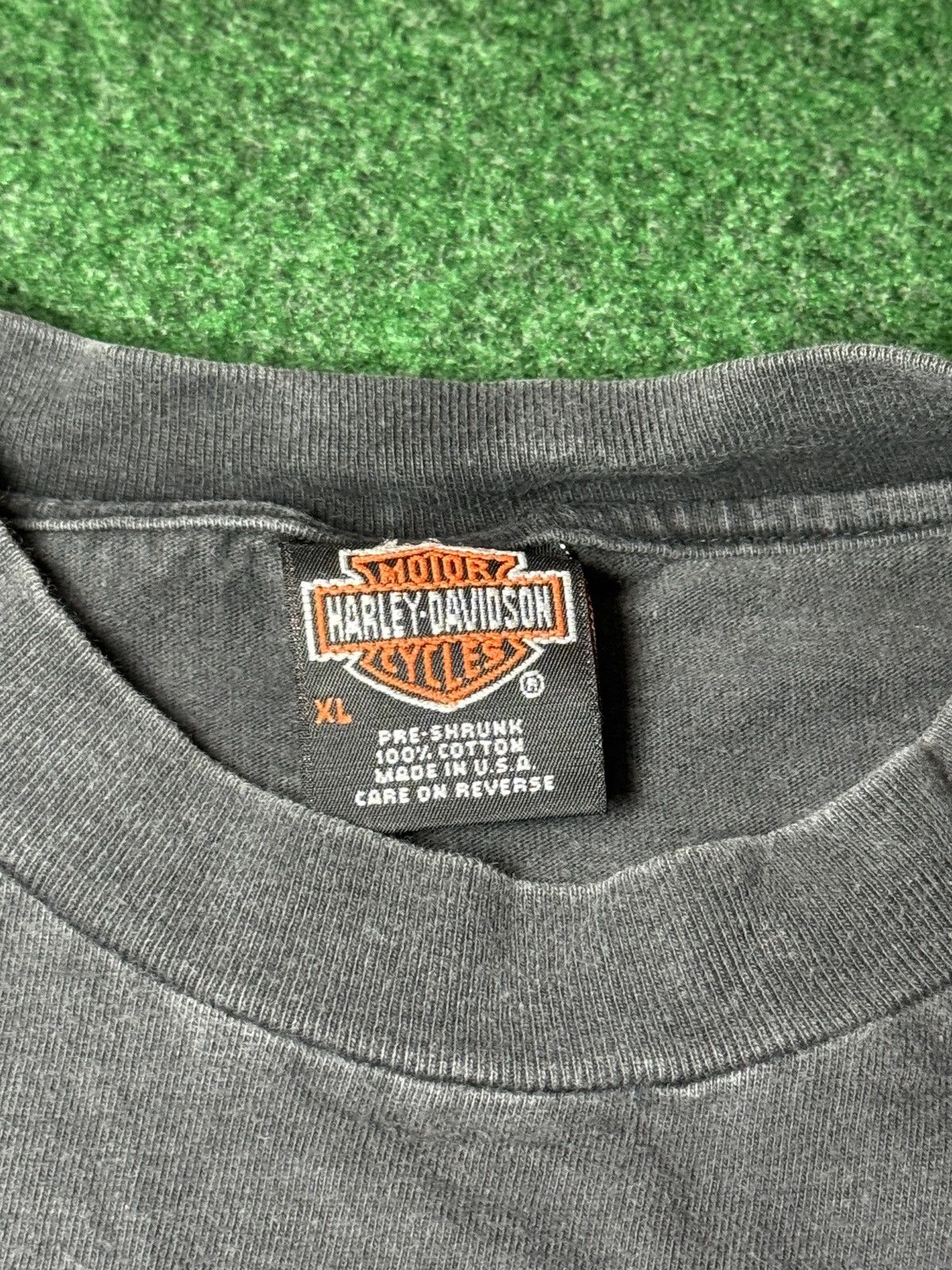 Harley Davidson Vintage 90s Harley Davidson Faded Biker Grunge XL T Shirt Size US XL / EU 56 / 4 - 4 Thumbnail